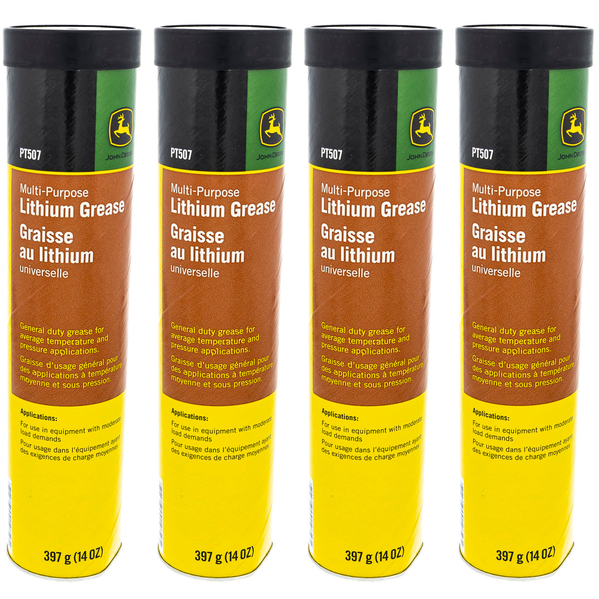 John Deere PT507 Grease 4-Pack