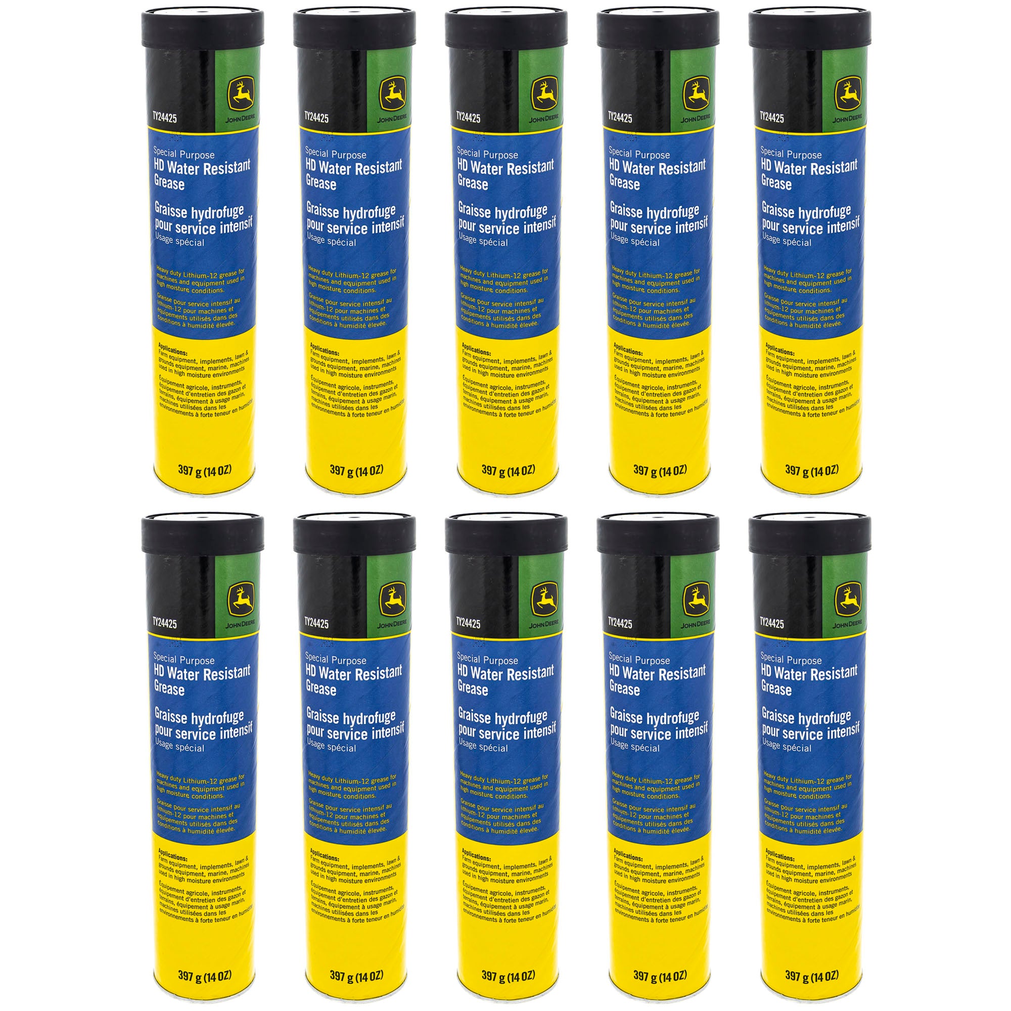 John Deere TY24425 Grease 10-Pack