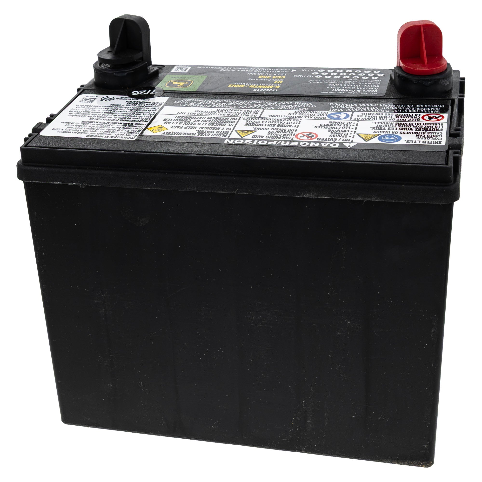 John Deere TY25221B Wet Charged Battery