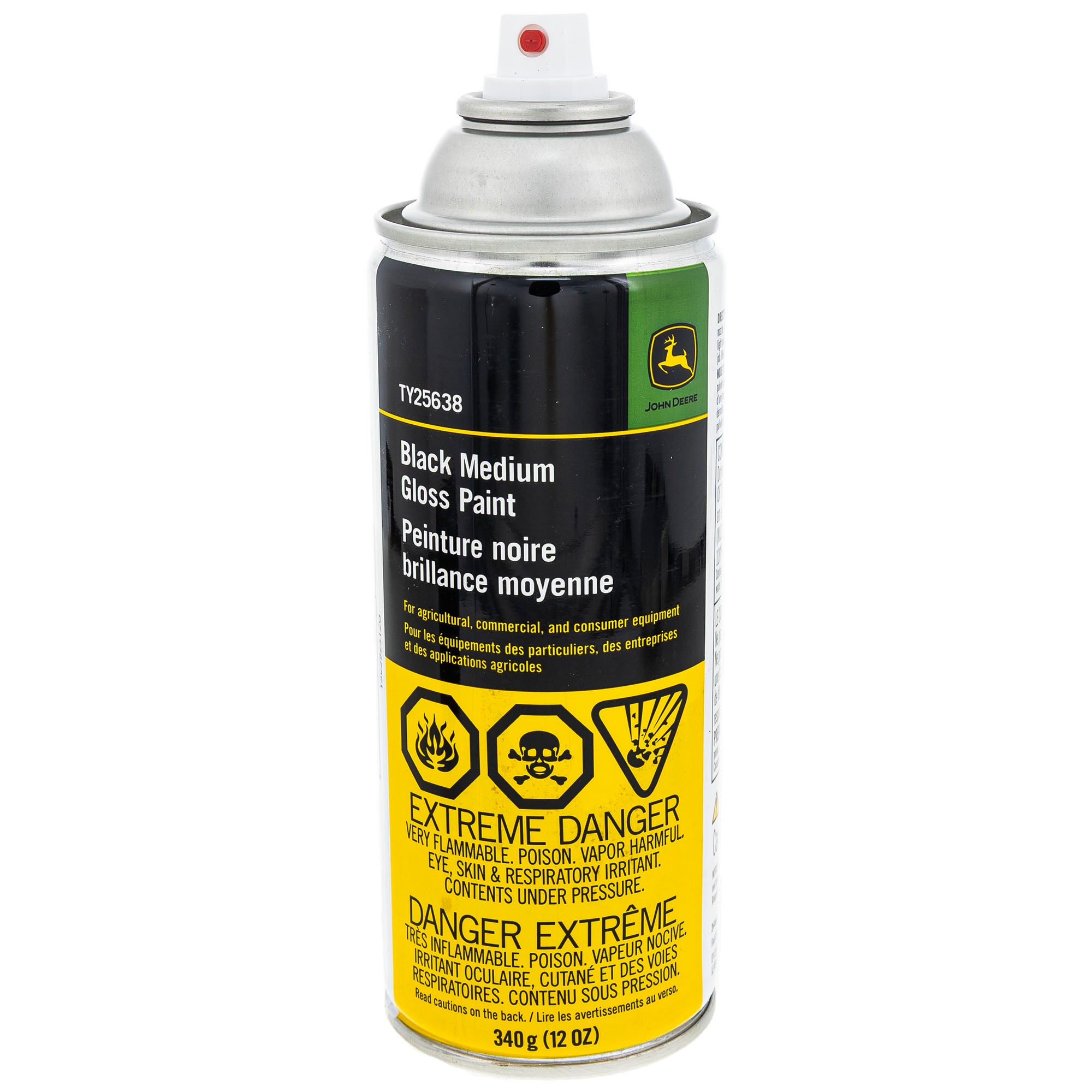John Deere TY25638 Black Spray Paint