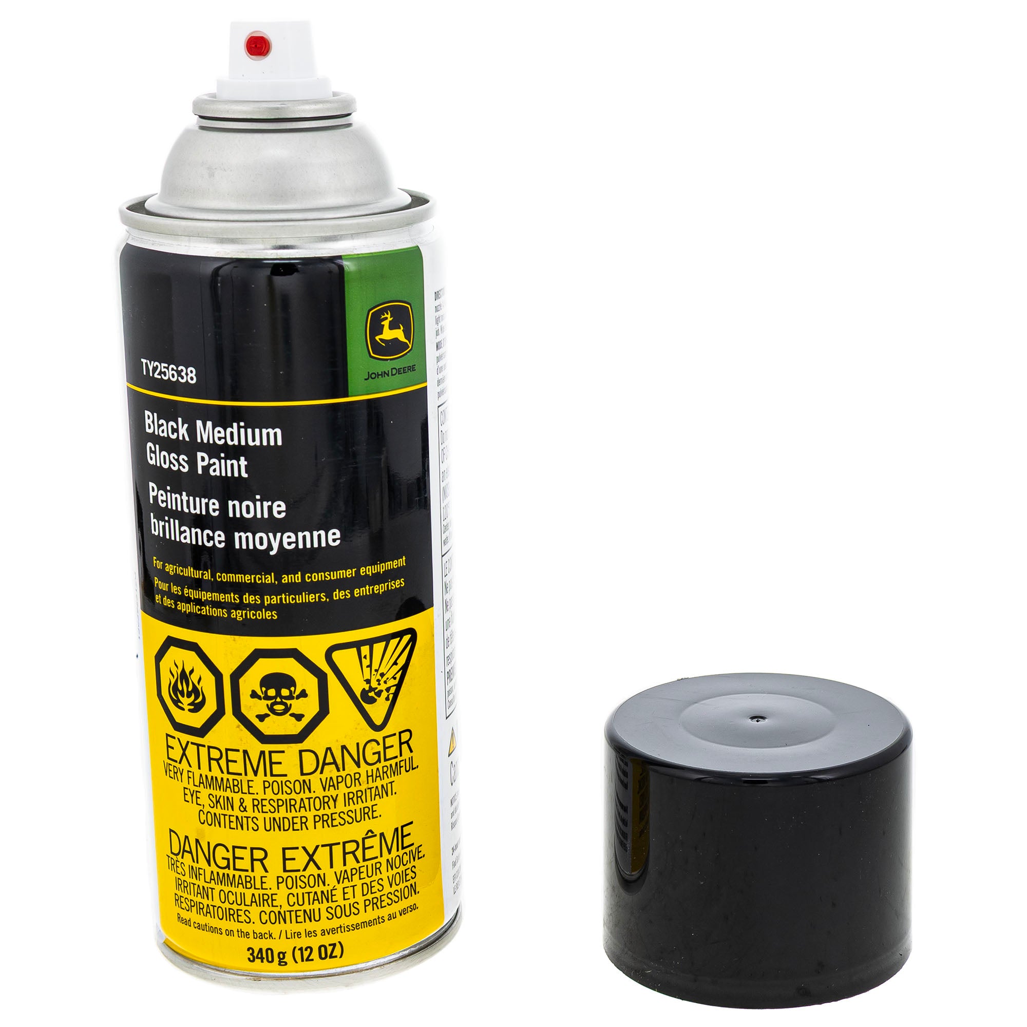 John Deere TY25638 Black Spray Paint