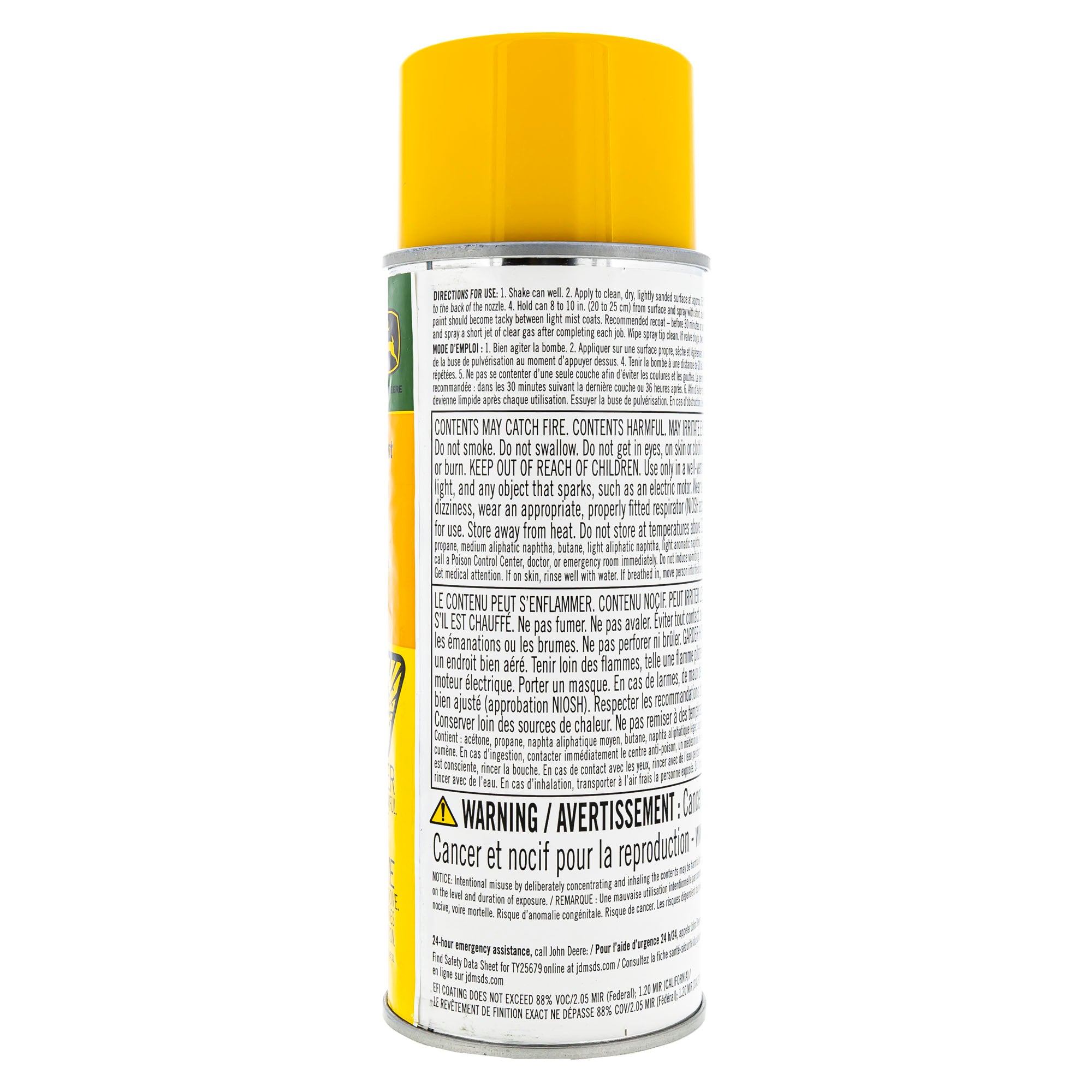 John Deere TY25679 Old Construction Yellow Spray Paint 12oz