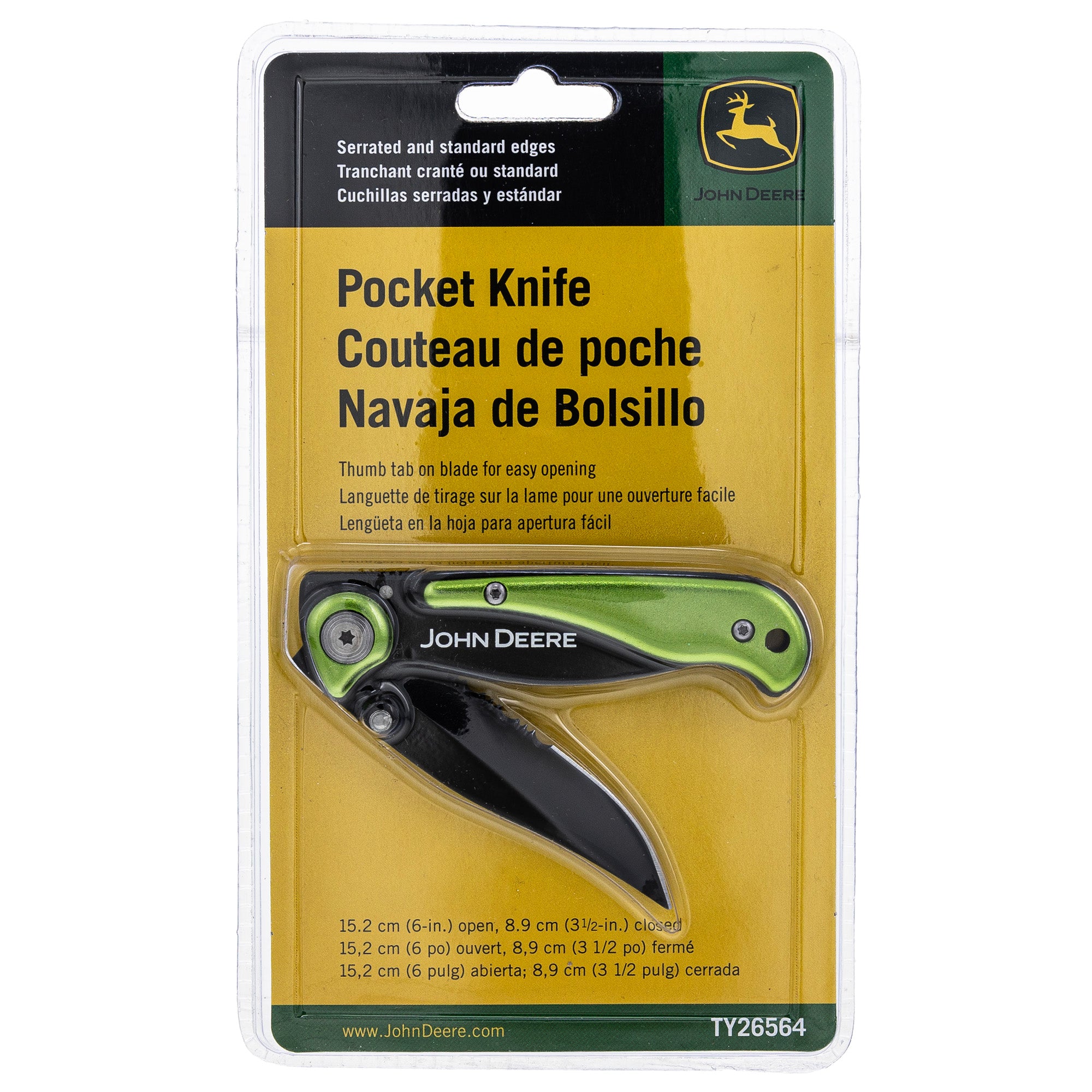 John Deere TY26564 Pocket Knife