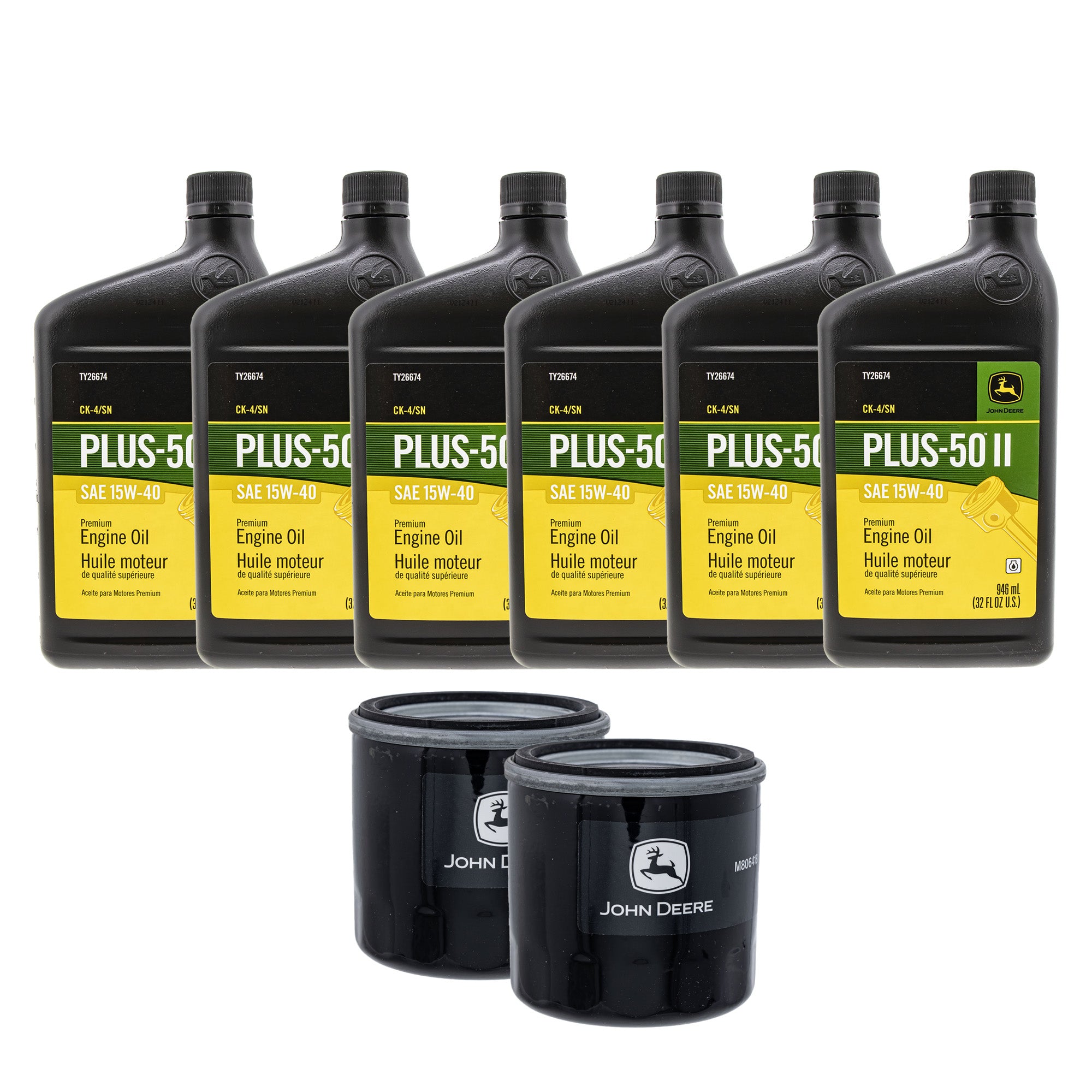 John Deere TY26674 Oil 4-Pack