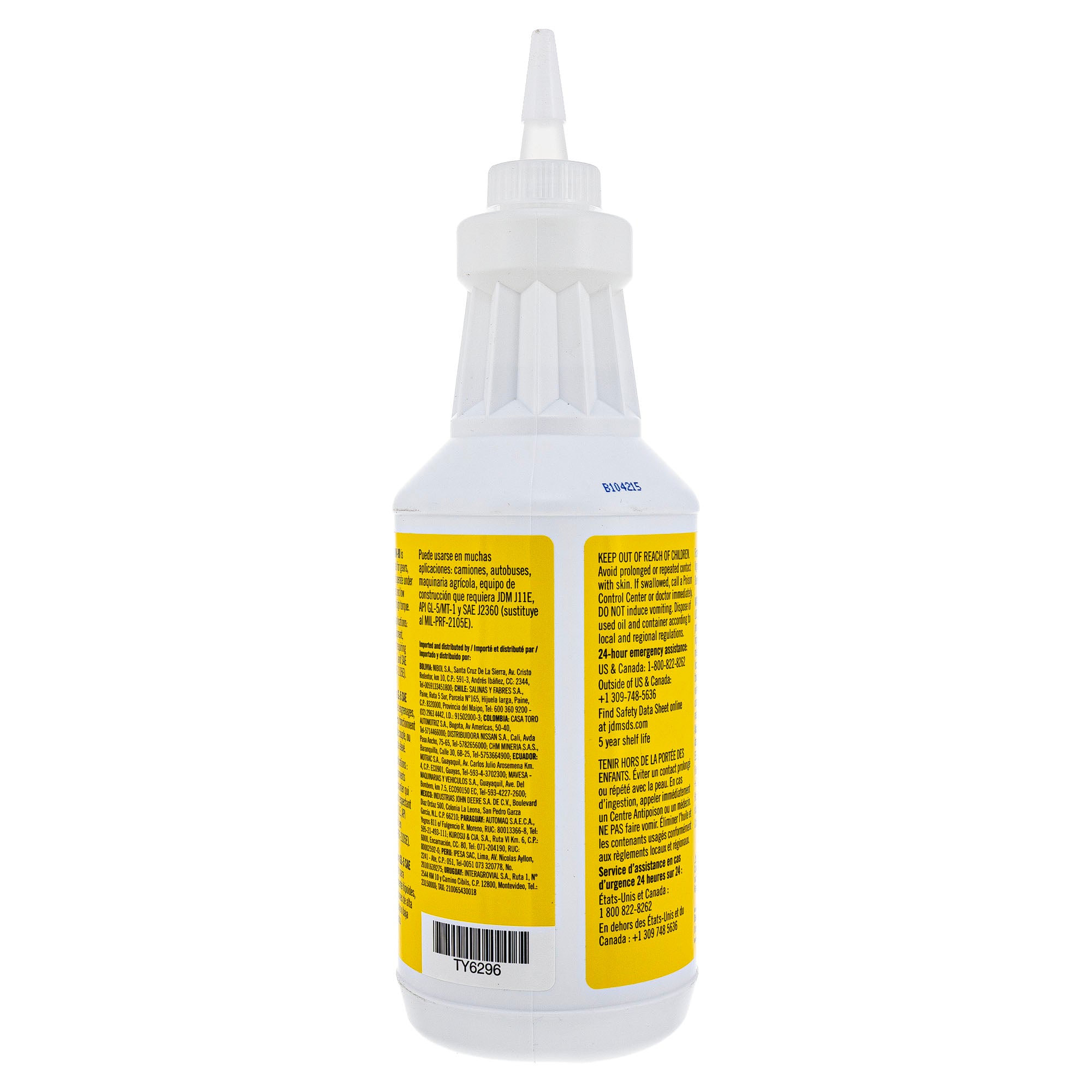 John Deere TY6296 Lubricant