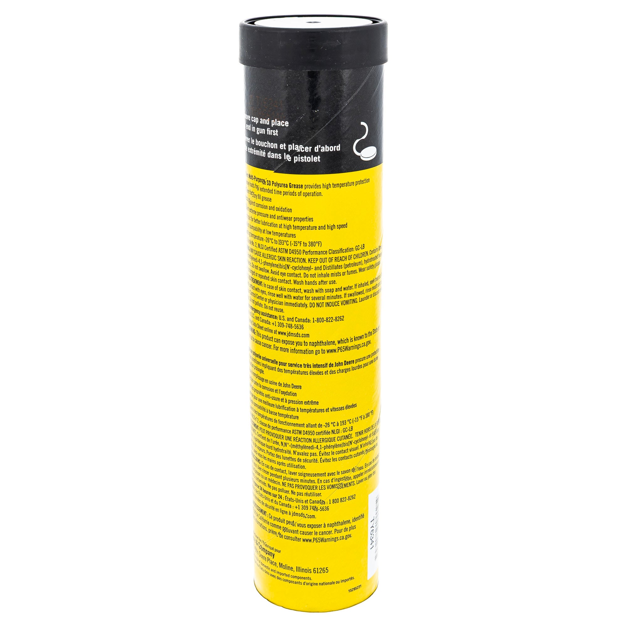 John Deere TY6341 Multi-Purpose SD Polyurea Grease 14oz Container