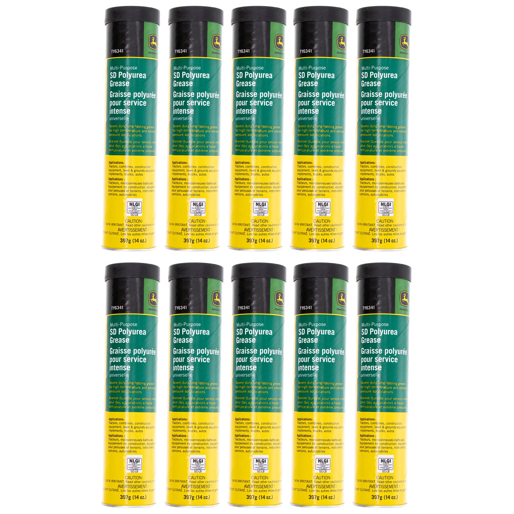 John Deere TY6341 Grease 10-Pack