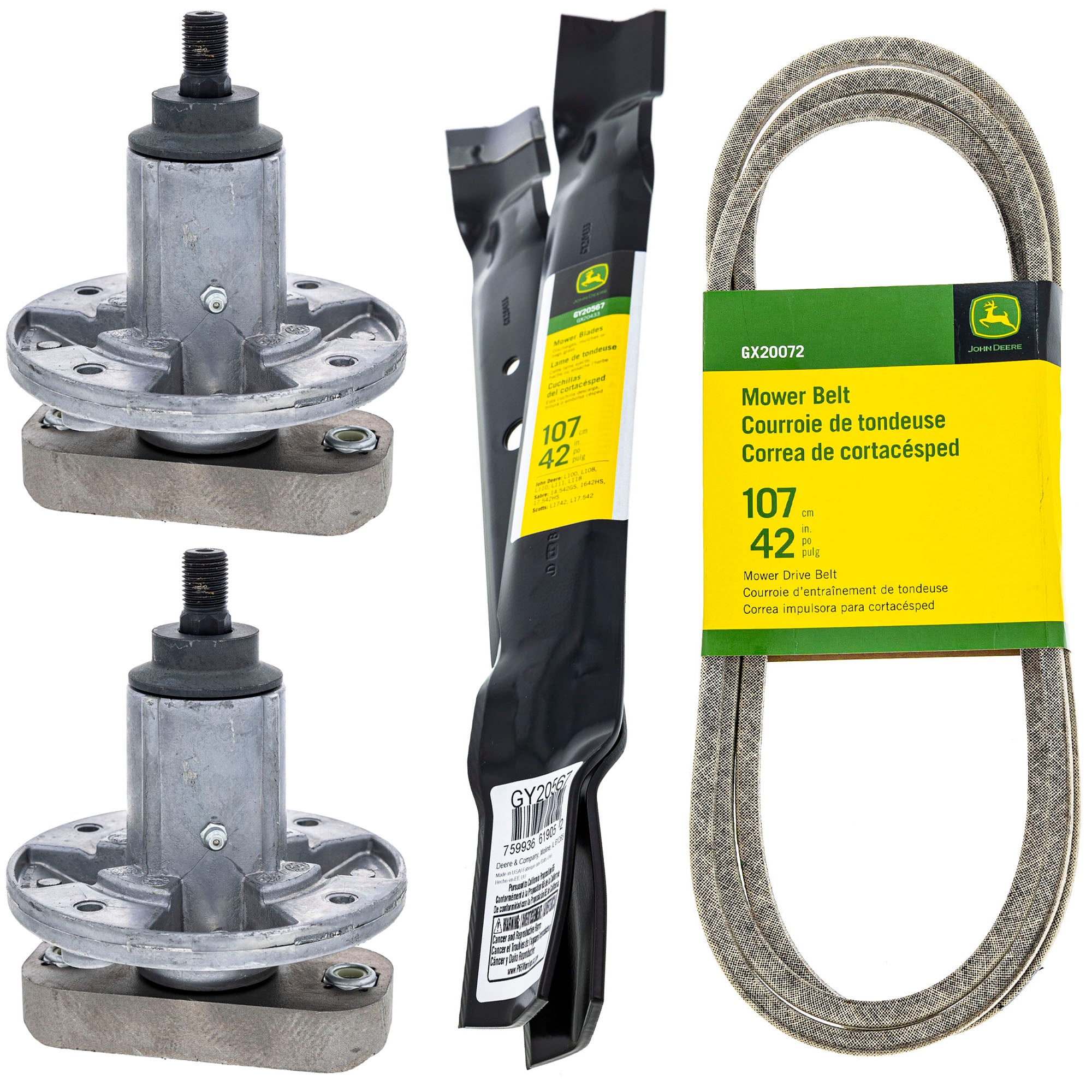 John Deere 1000178 Blade Spindle Belt Kit