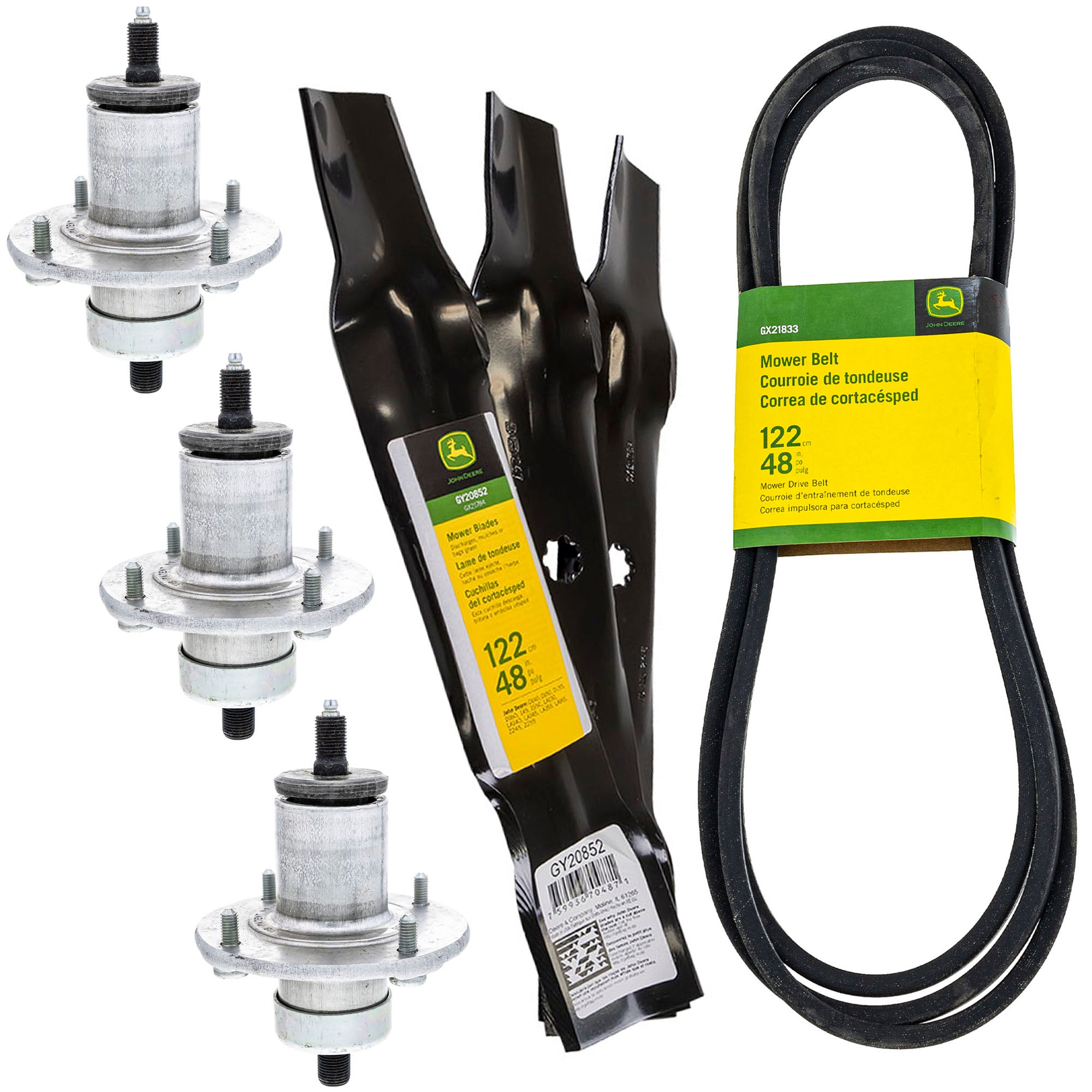 John Deere 1001848 Spindle Blade Belt Kit