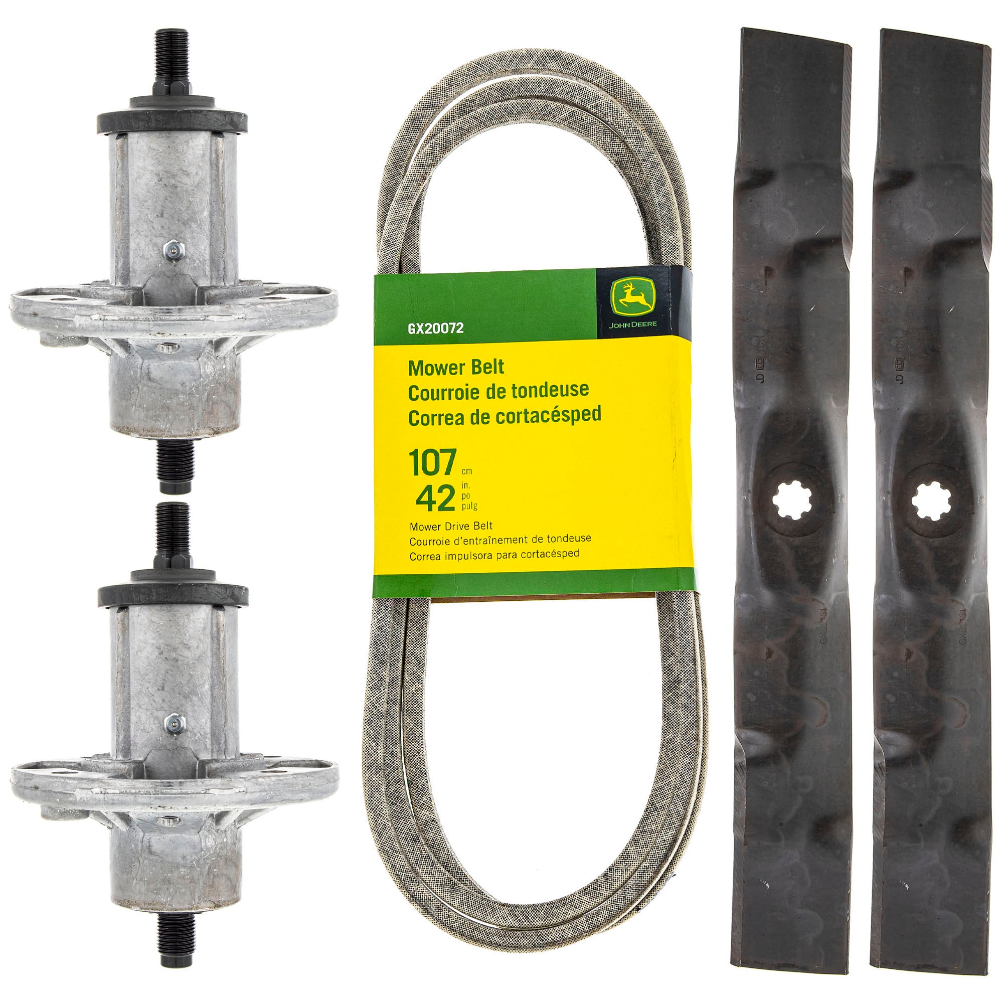 John Deere 1001899 Spindles/Blades/Belt