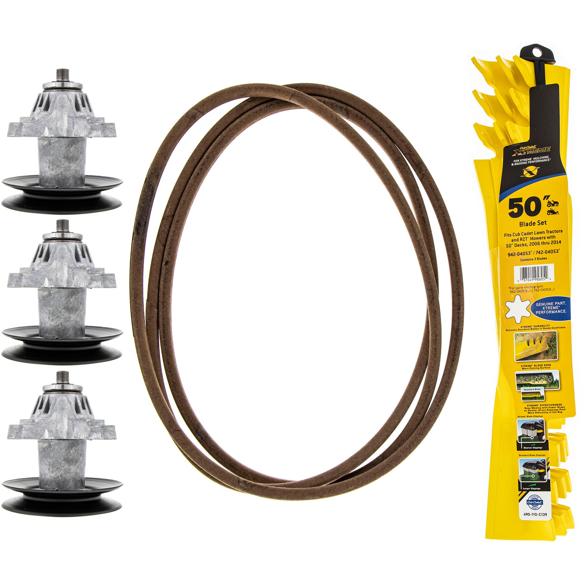 CUB CADET 1001920 Spindle, Blade, Belt