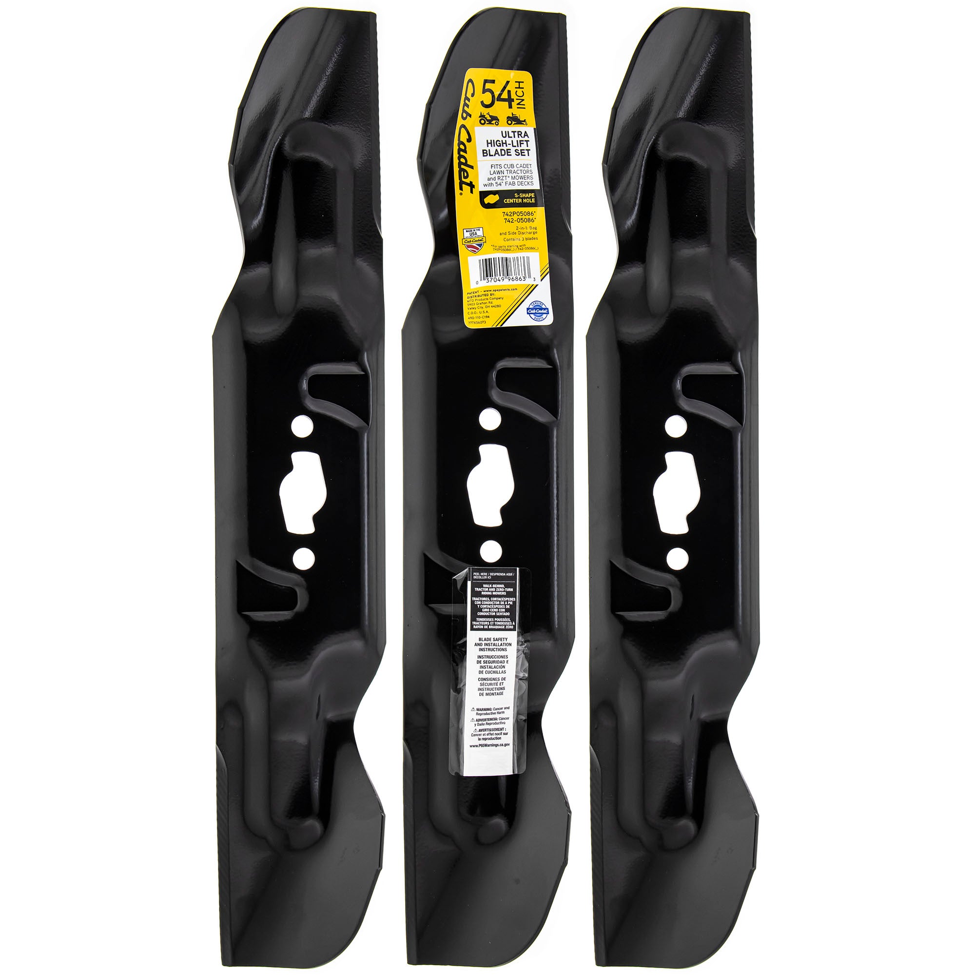 CUB CADET 1001943 High Lift Blade & Spindle Kit