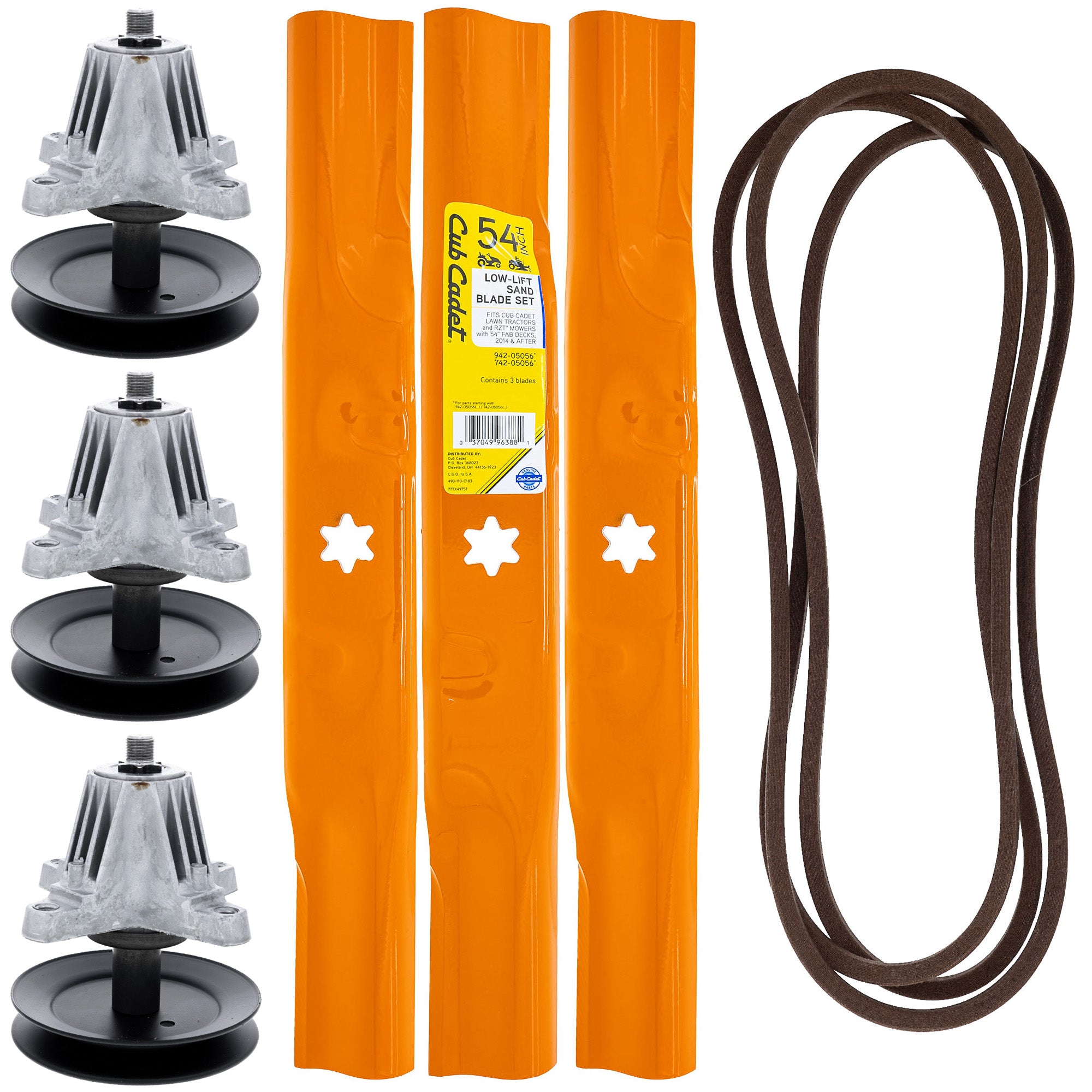 CUB CADET 1001967 Blade, Spindle, Belt