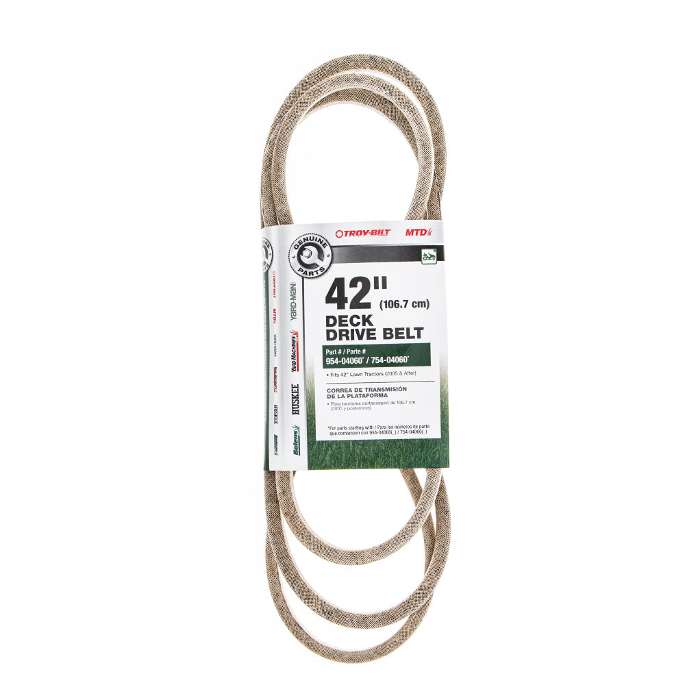MTD 1002156 Blade Spindle Belt Kit