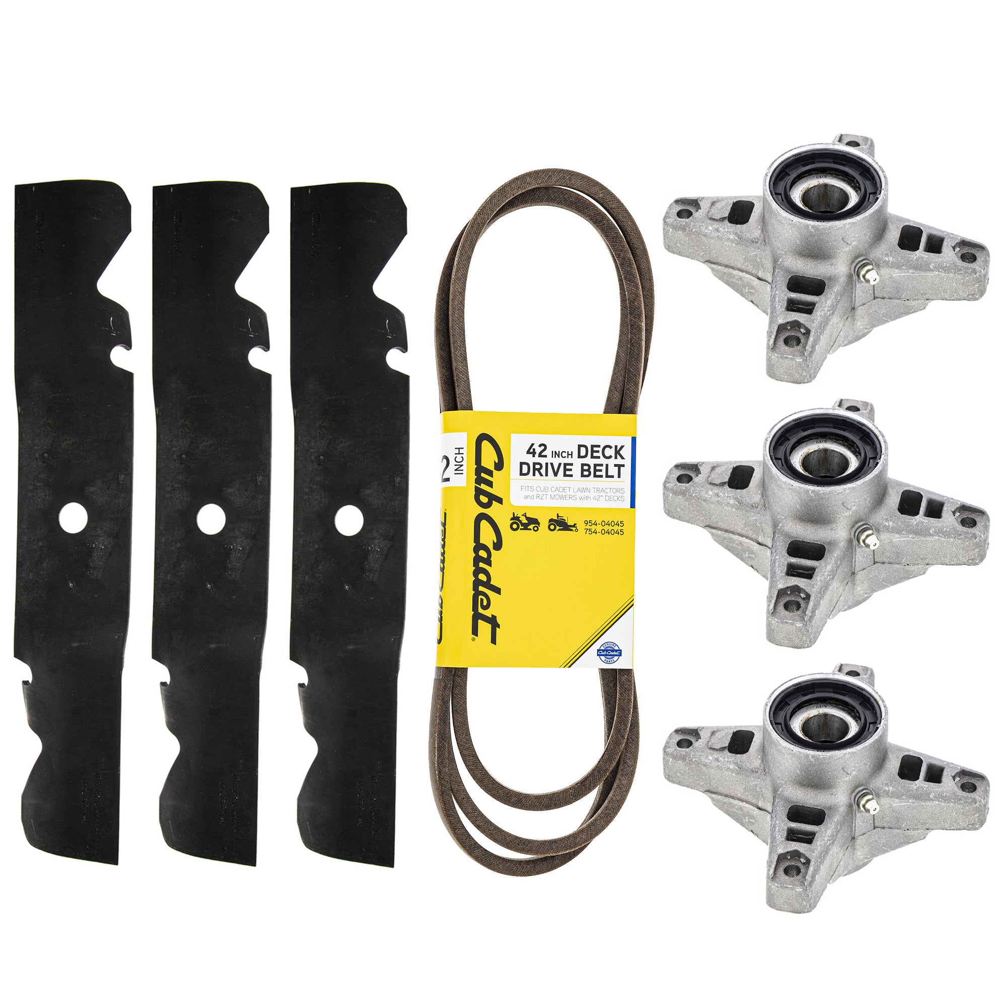 CUB CADET 1002193 Blade, Spindle, Belt