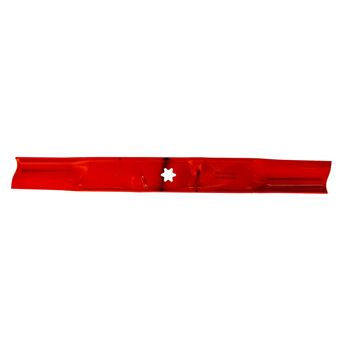 Troy-Bilt 742-04312-L0606 Orange Low Lift Sand Blade 6pt Star