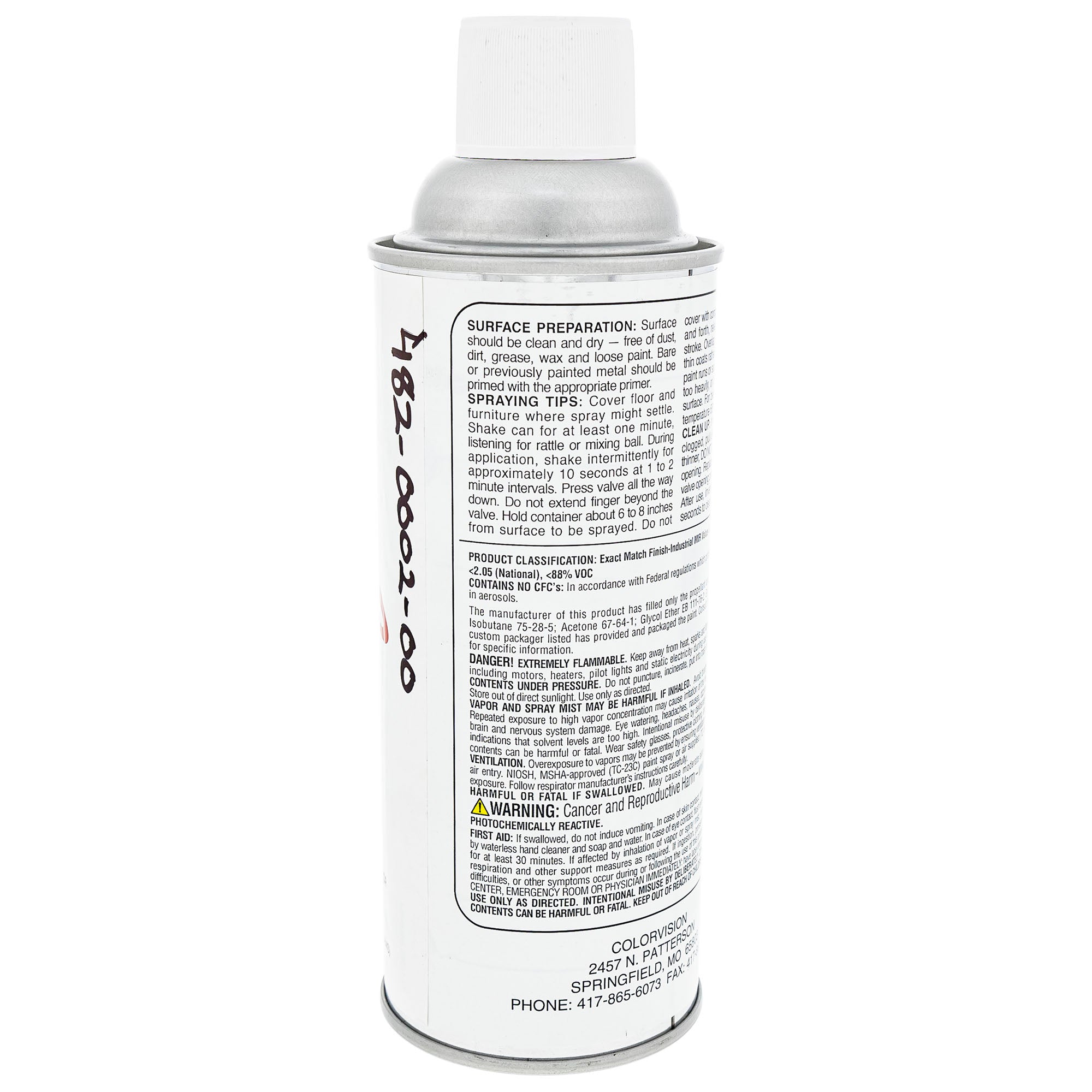 Spartan Mowers 482-0002-00 Touch Up Spray Paint