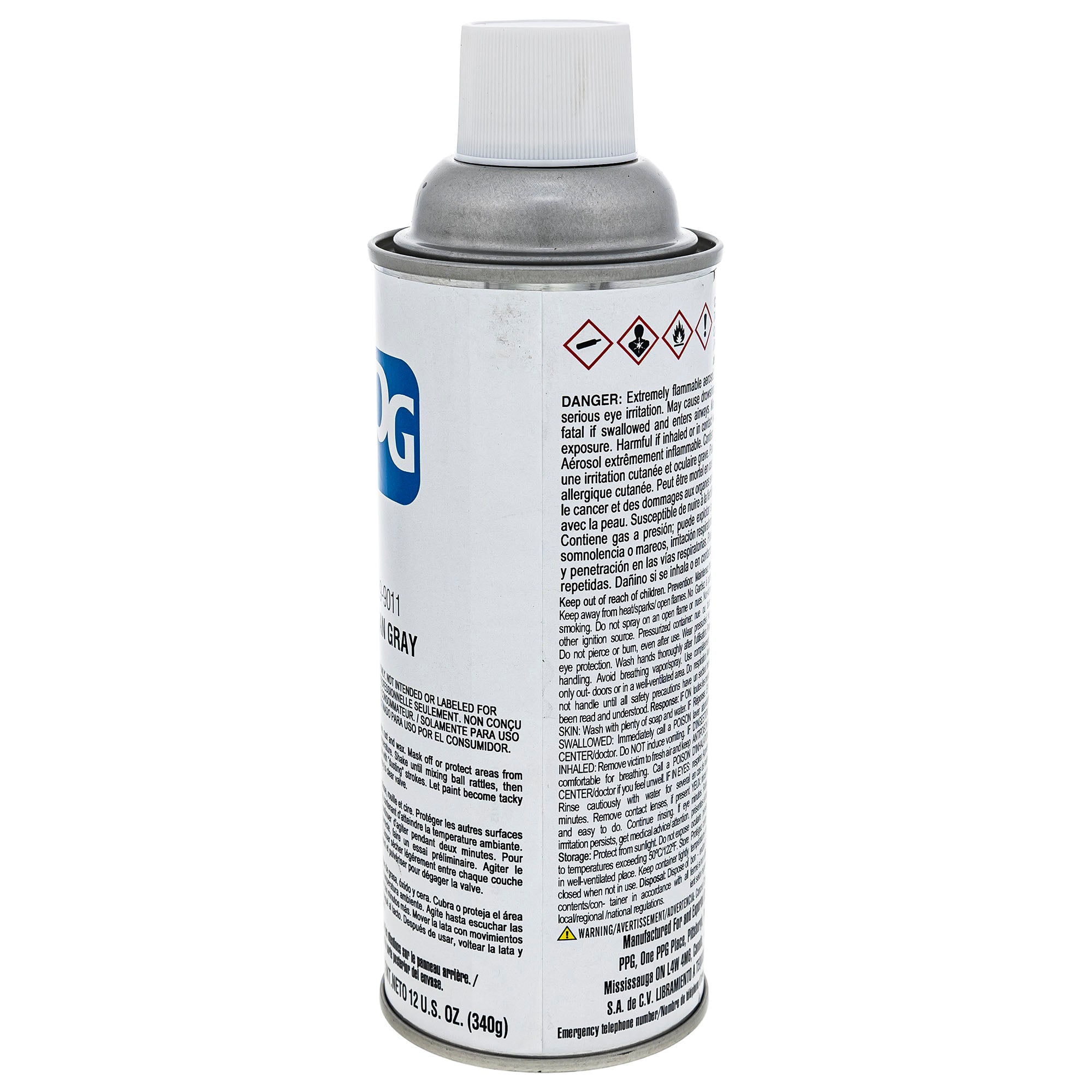 Spartan Mowers 482-0004-00 Gray Spray Paint Can 12 Ounce