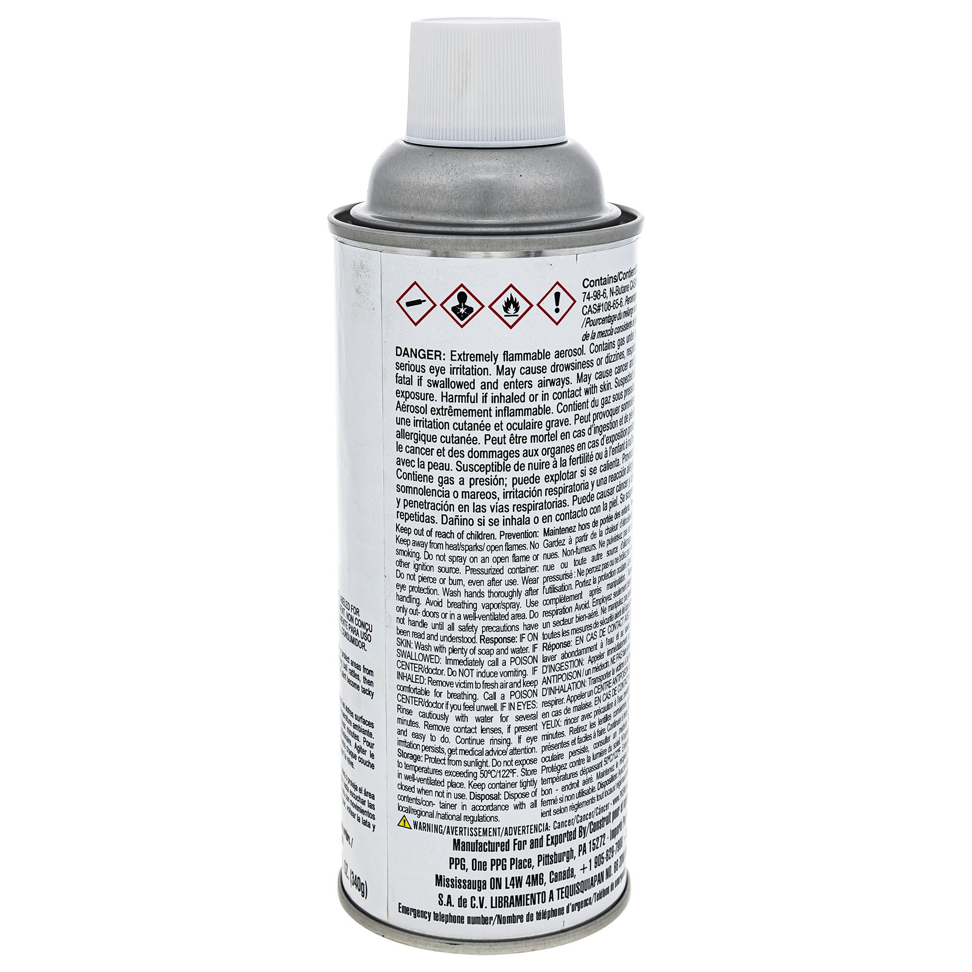 Spartan Mowers 482-0004-00 Gray Spray Paint Can 12 Ounce