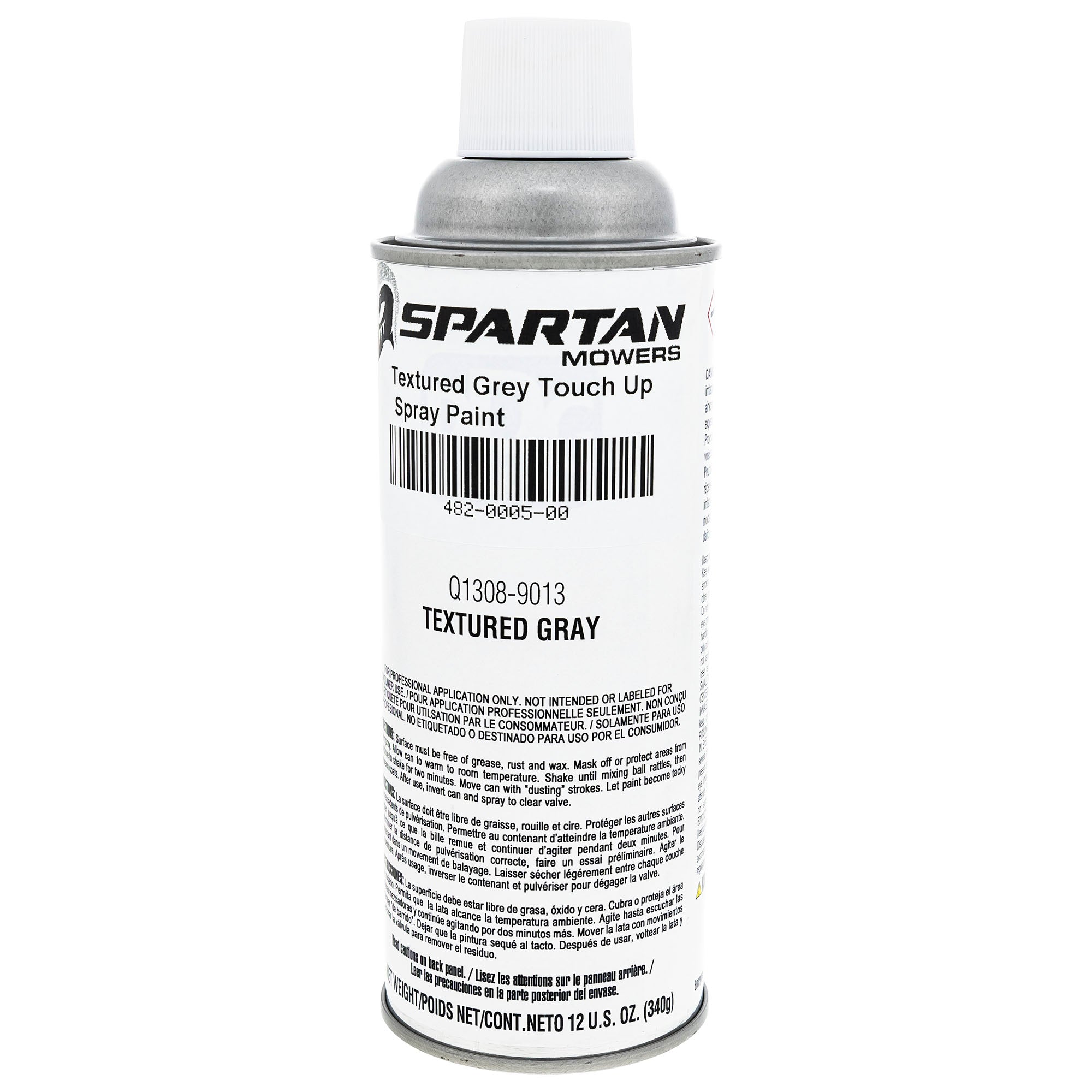 Spartan Mowers 482-0005-00 Textured Gray Spray Paint