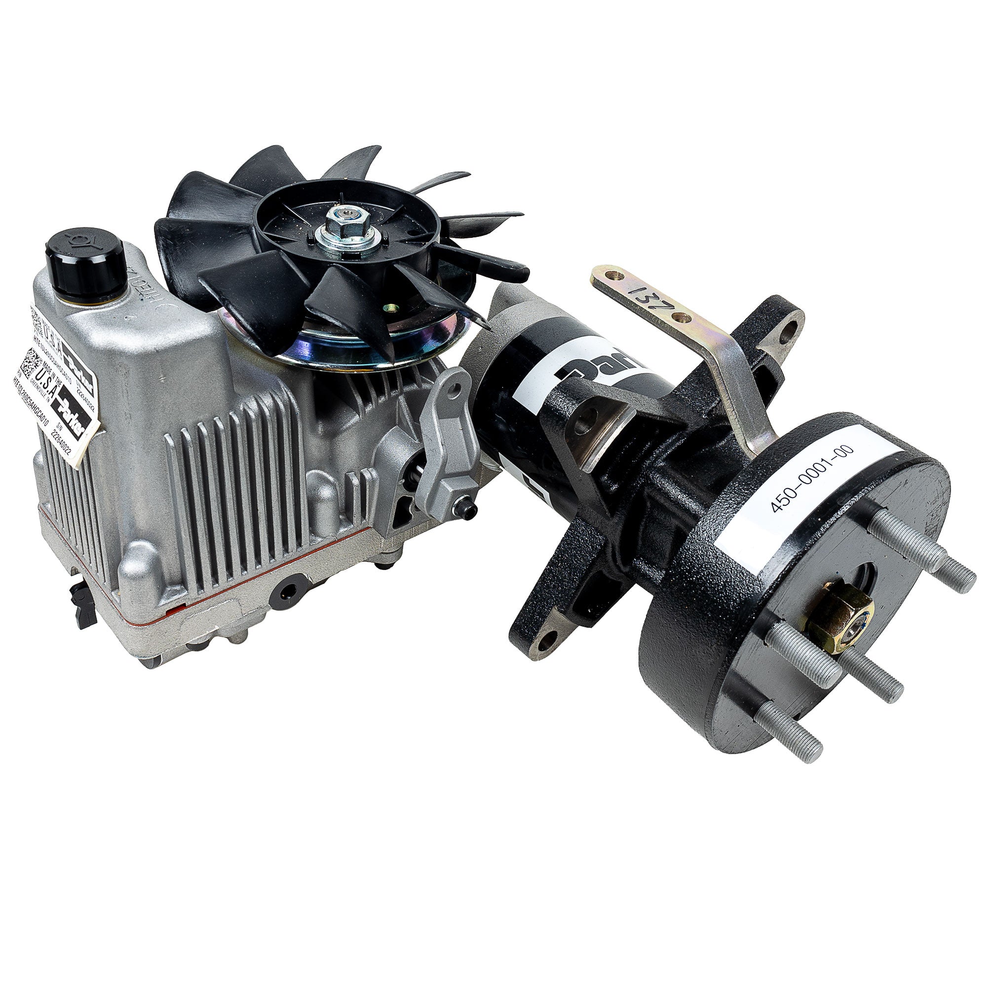 Parker 450-0001-00 10cc HTE10 Left Hydrostatic Transmission