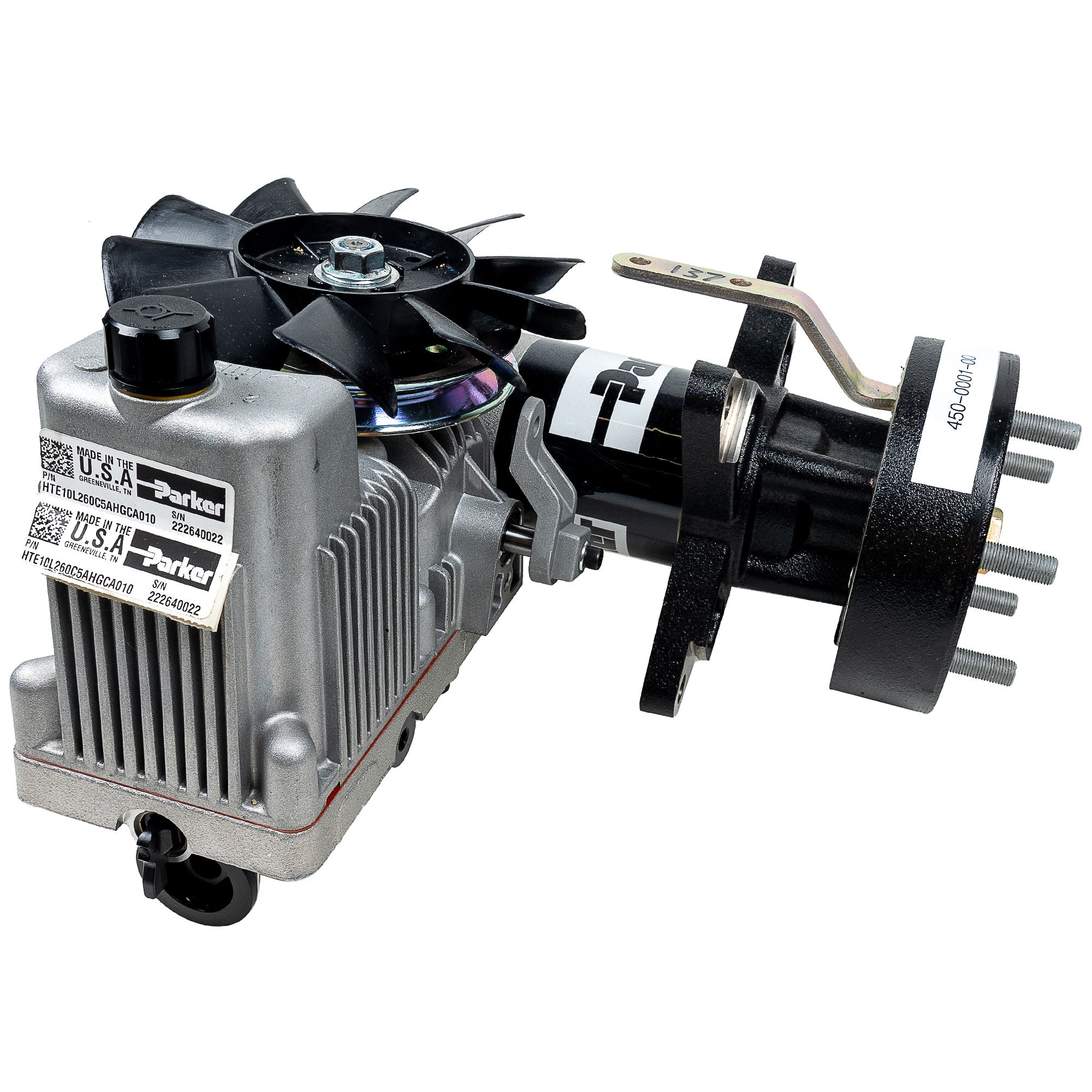 Parker 450-0001-00 10cc HTE10 Left Hydrostatic Transmission
