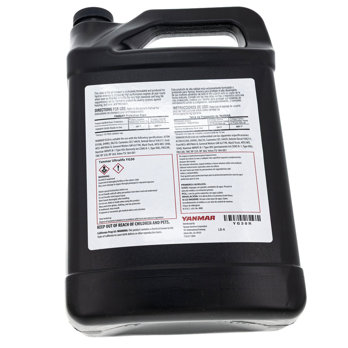 Yanmar YG30R All Season Anti-Freeze Coolant 1 Gallon 3-Pack