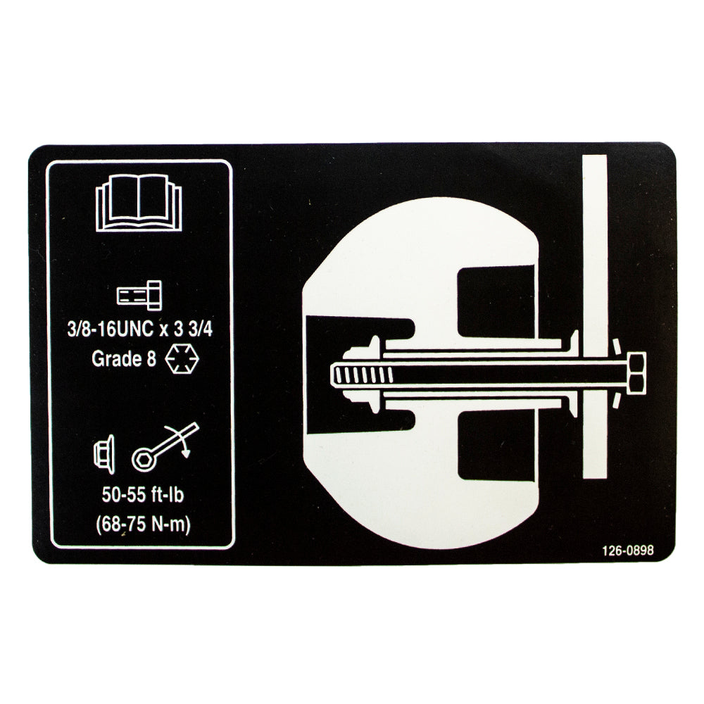 Exmark 126-0898 Decal