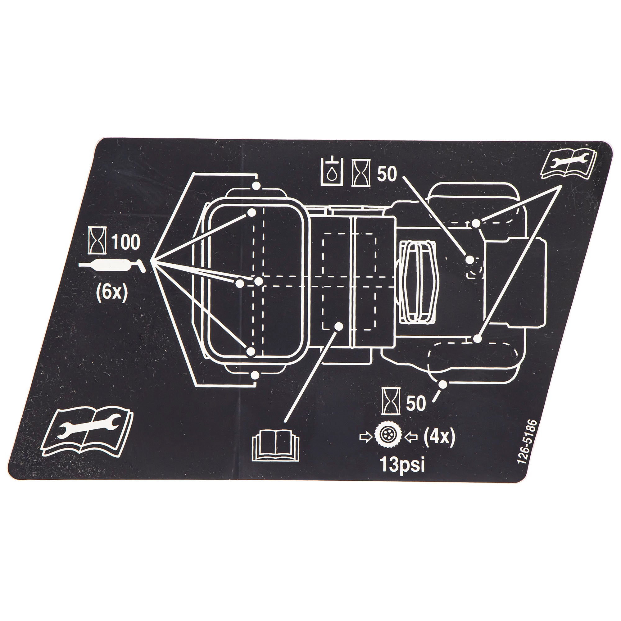 Exmark 126-5186 Decal