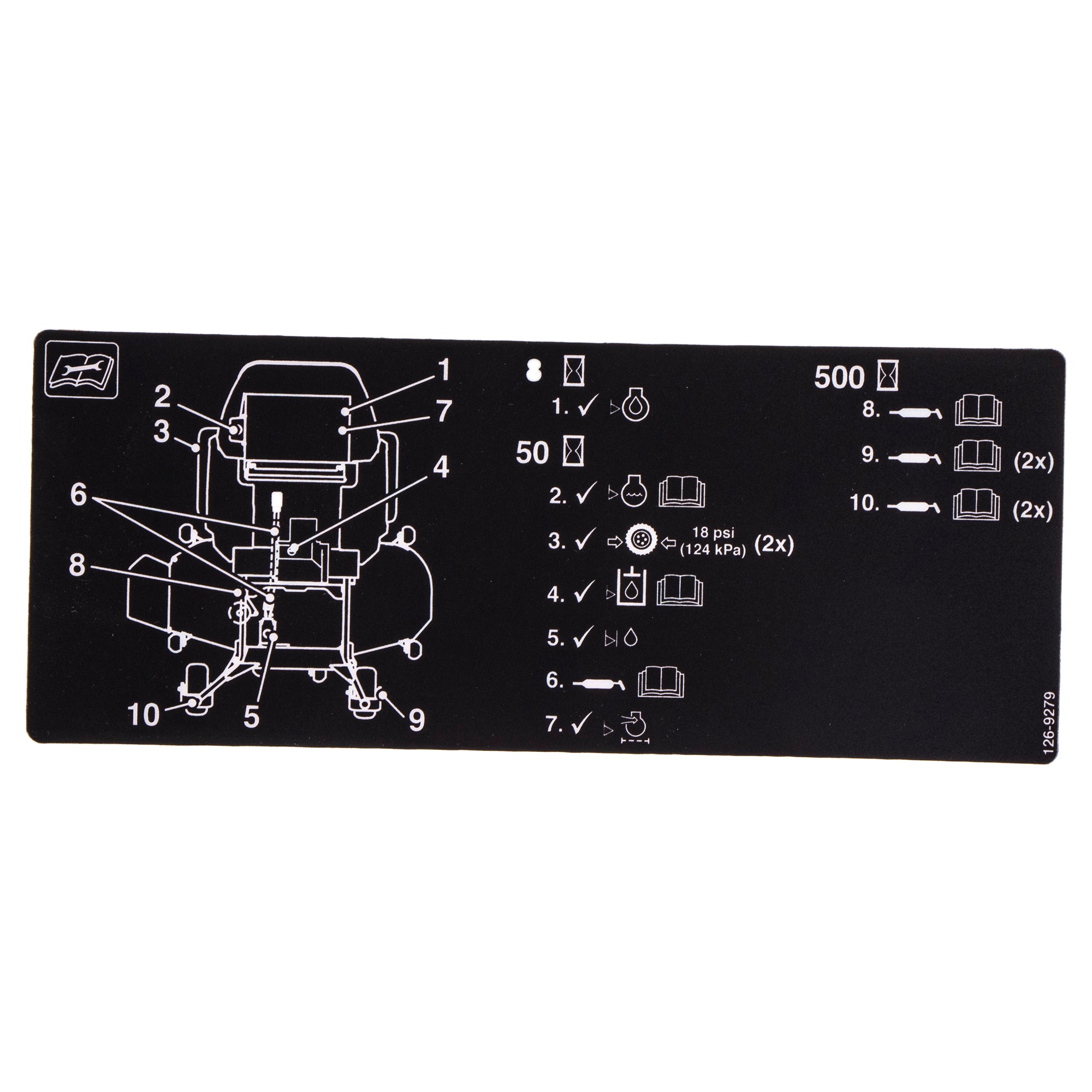 Exmark 126-9279 Decal