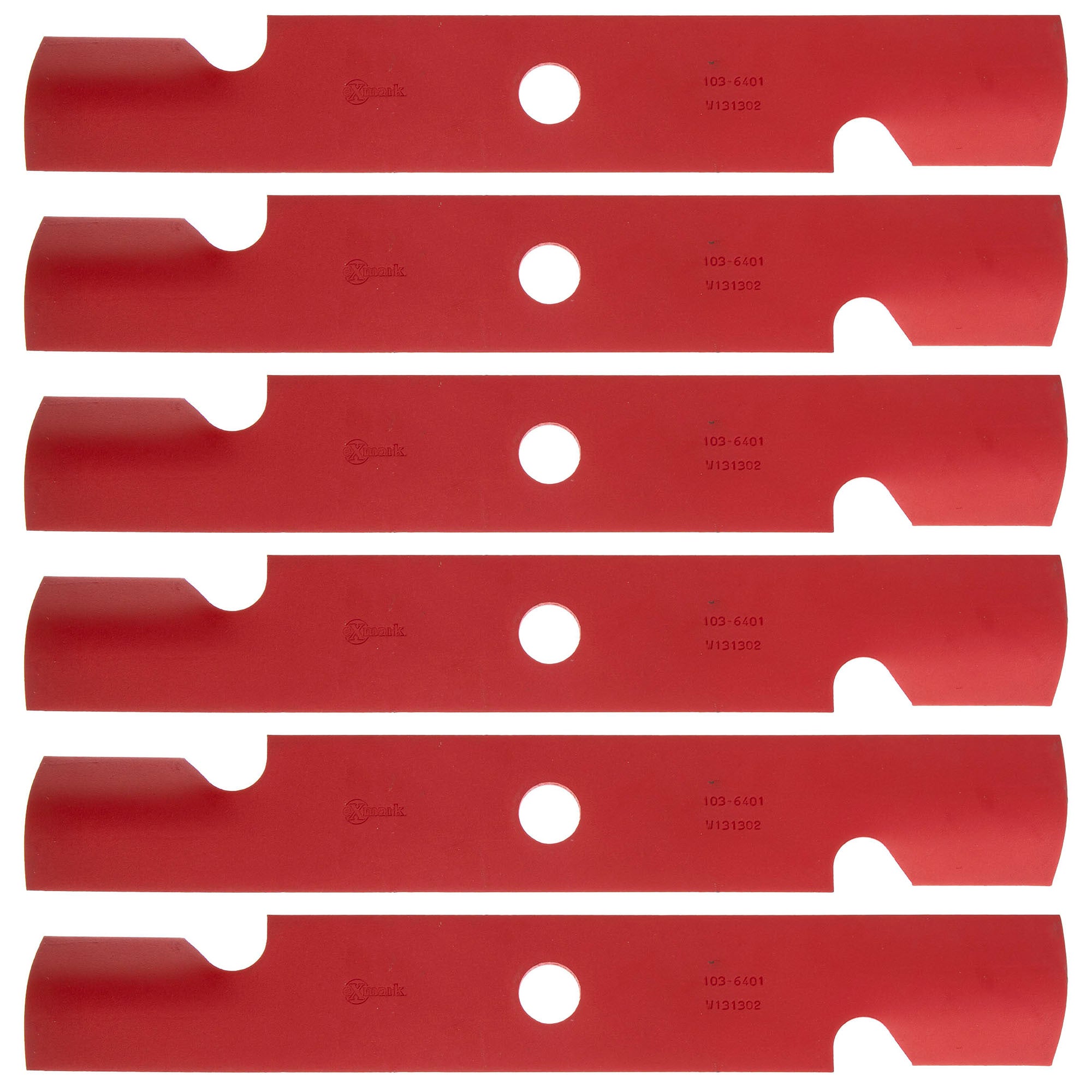 Exmark 103-6401-S Notched Blade 6-Pack