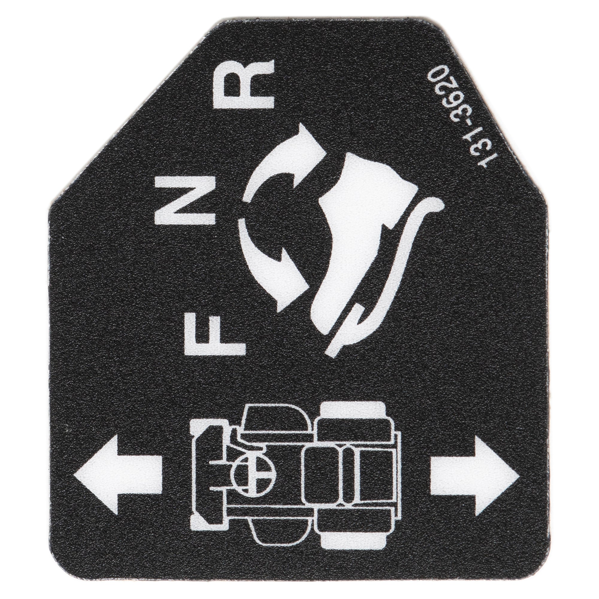 Exmark 131-3620 DECAL-CONTROL, PEDAL