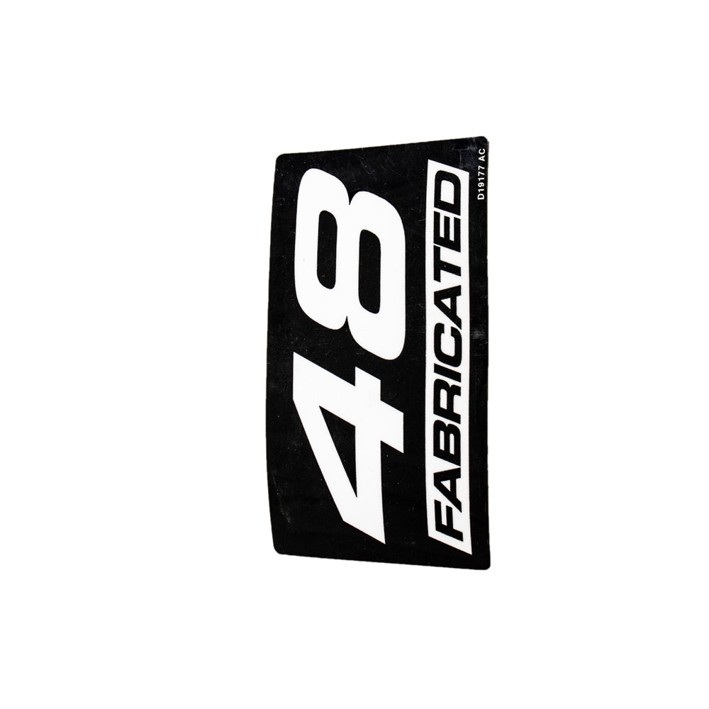 CUB CADET 777D19177 48" FAB Deck Label