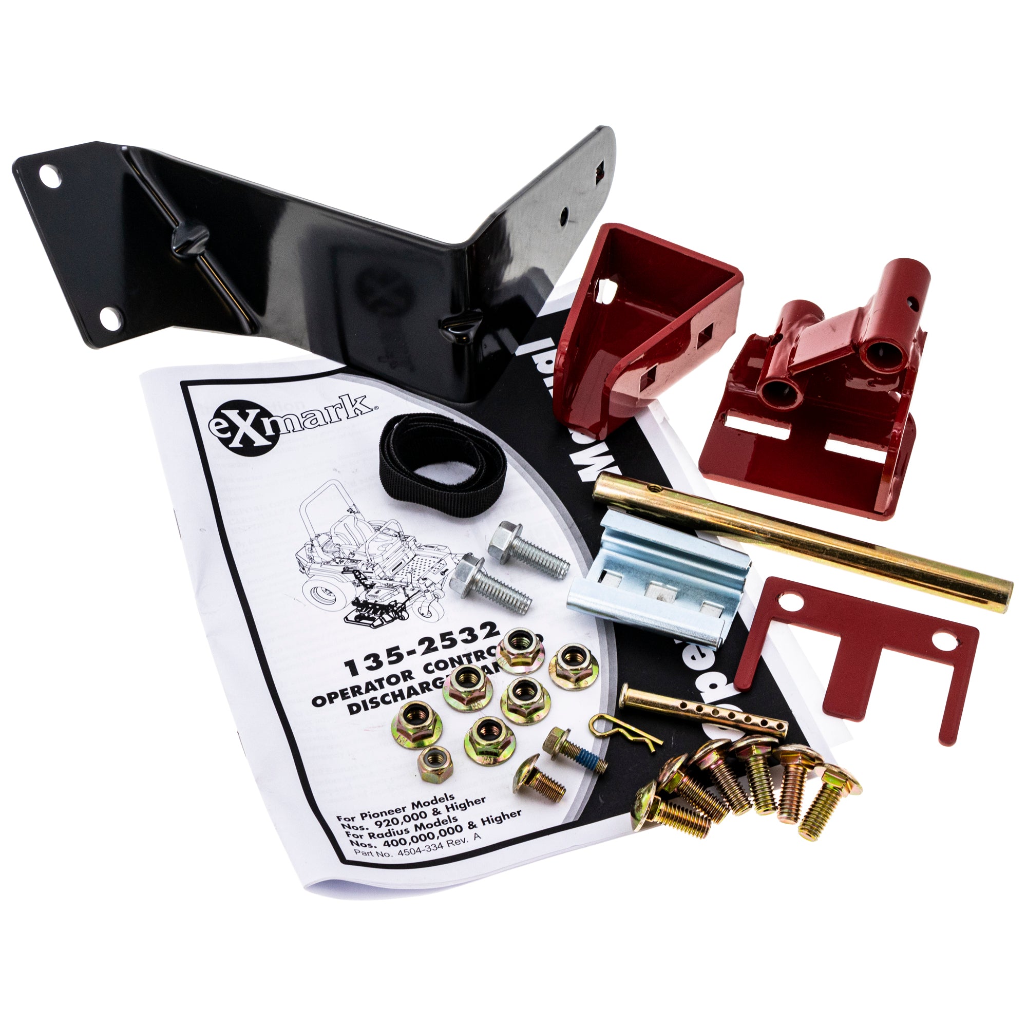 Exmark 135-2532 Operator Control Discharge Hand Radius Kit
