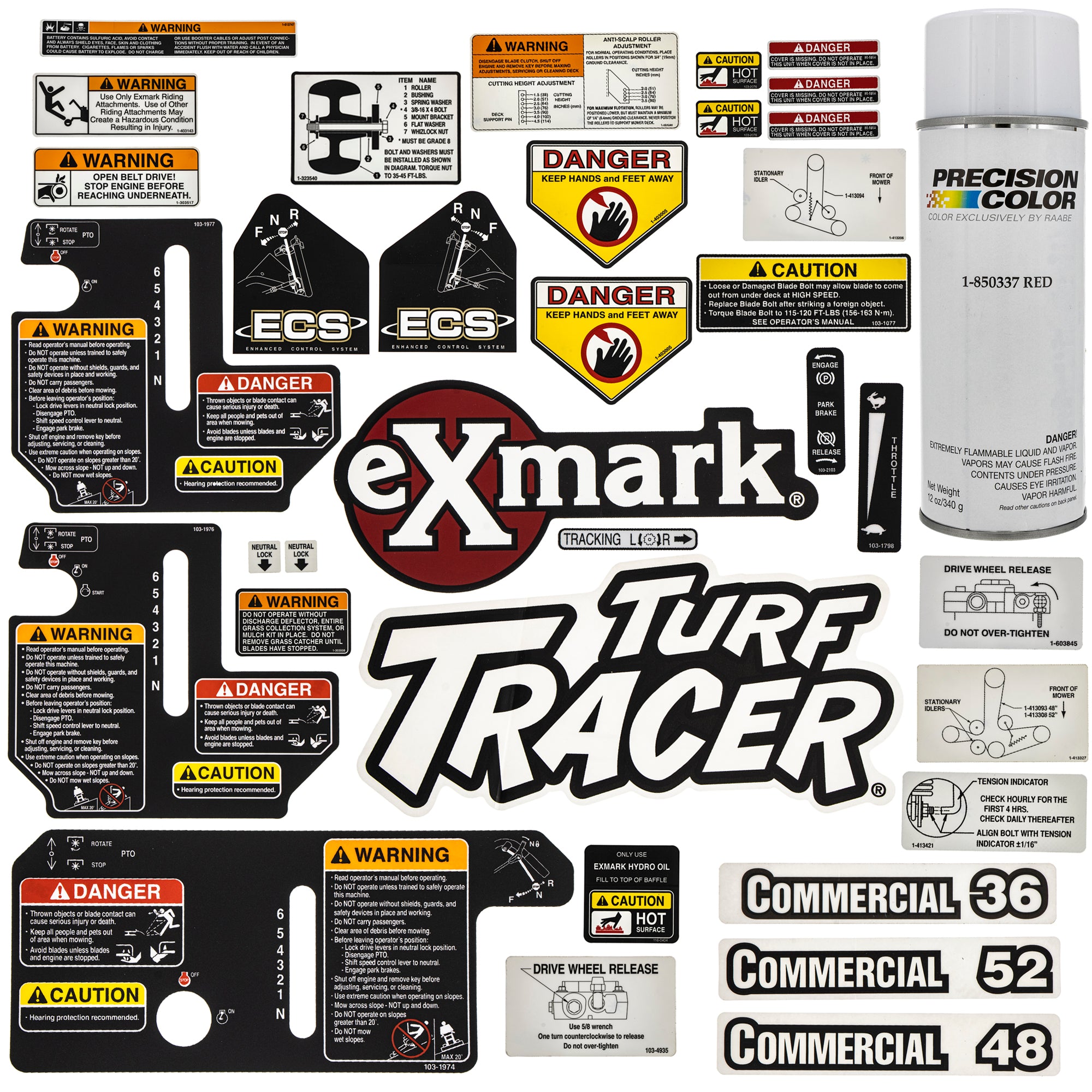 Exmark EK1000011 Decal
