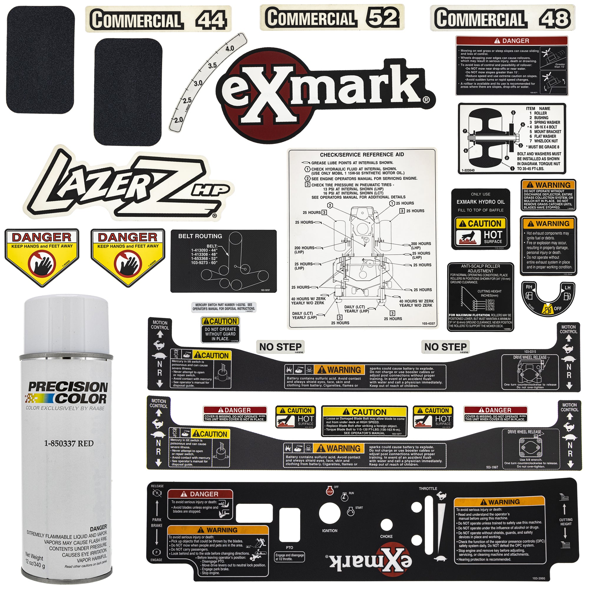 Exmark EK1000016 Decal