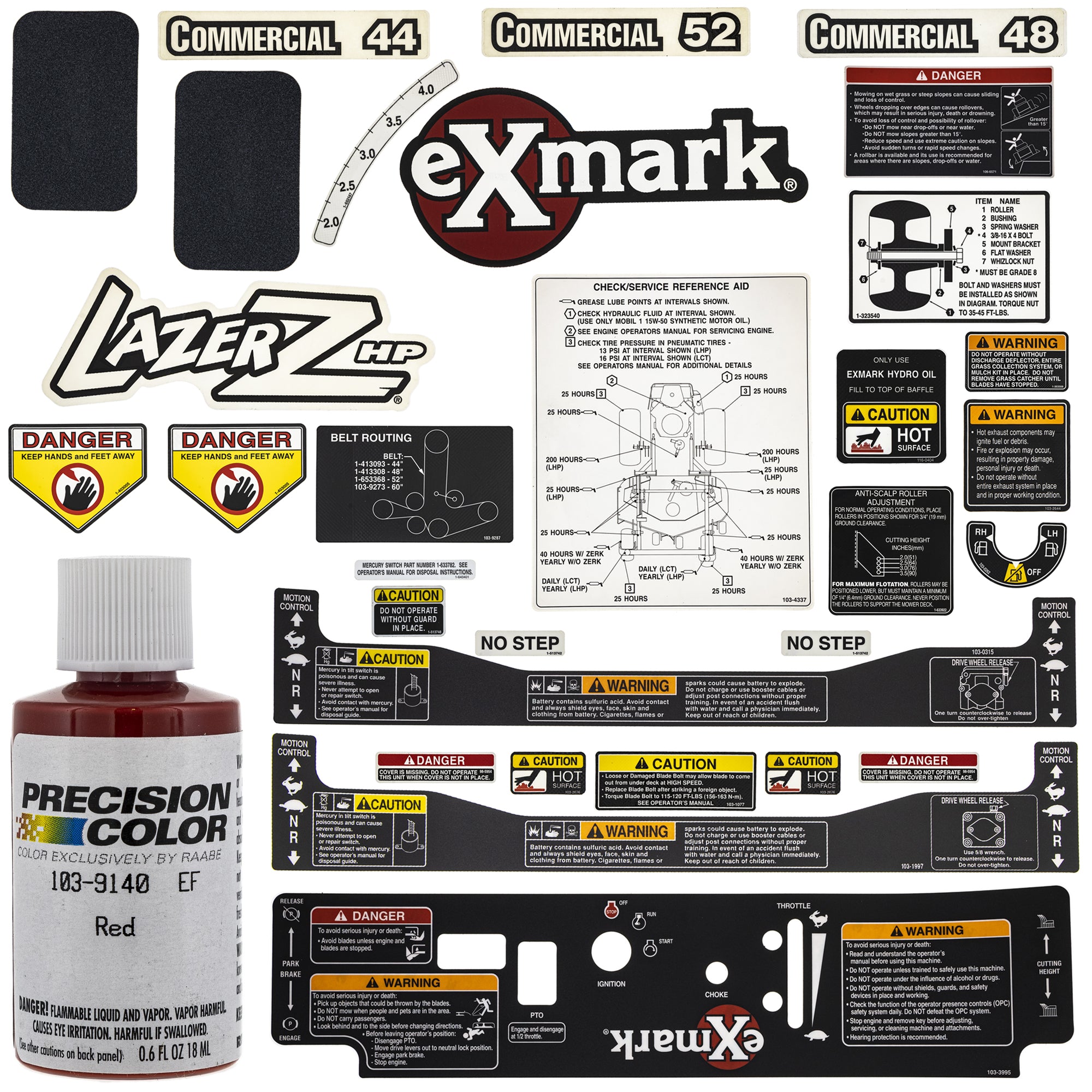 Exmark EK1000022 Decal