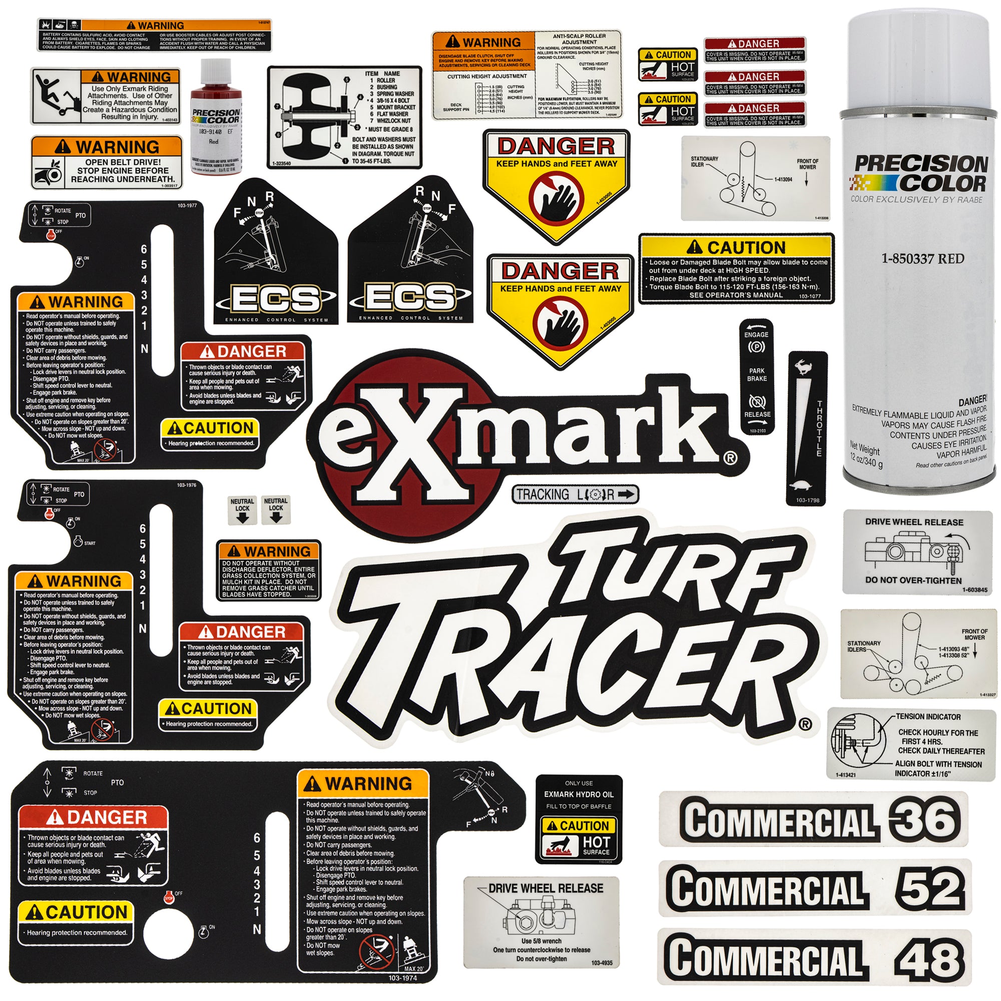 Exmark EK1000023 Decal