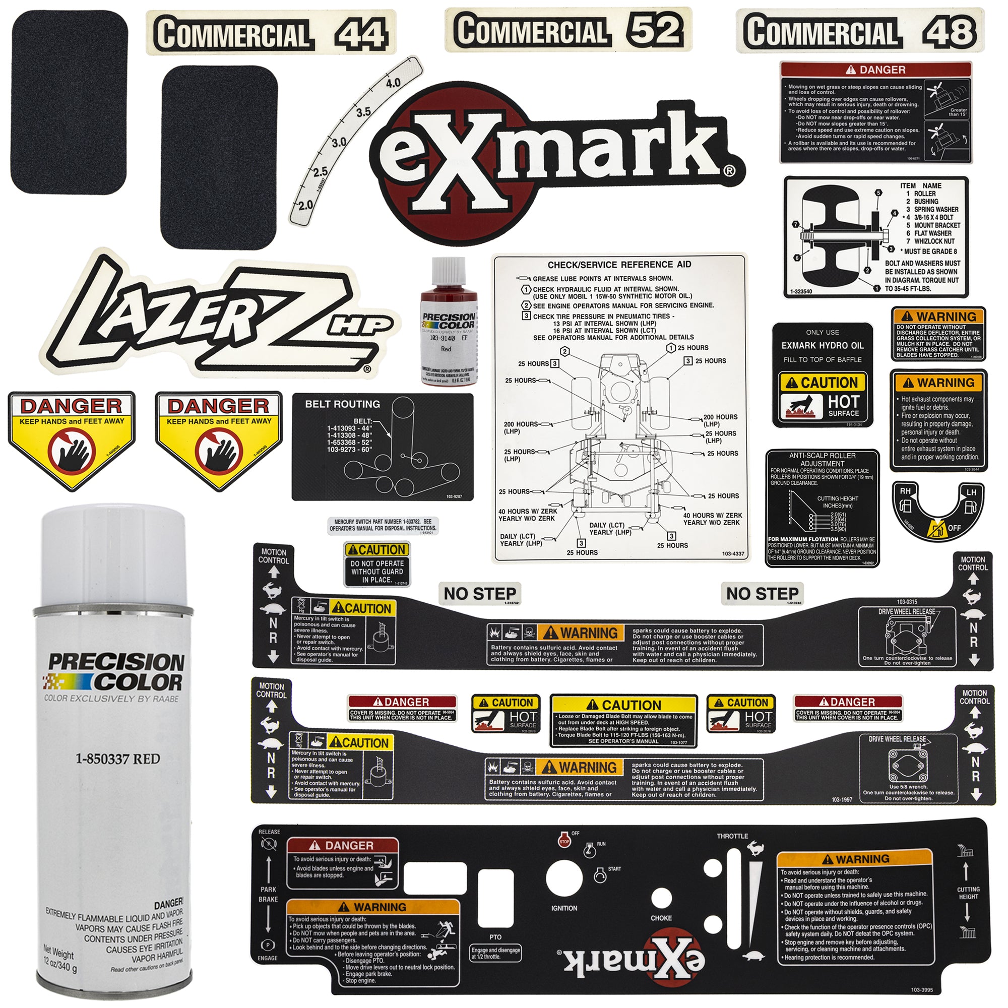 Exmark EK1000028 Decal