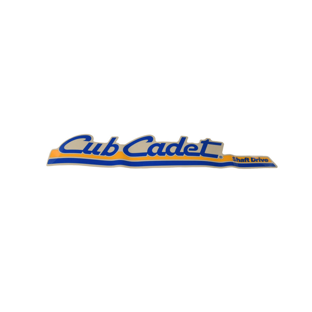 CUB CADET 777D09721 Right Side Hood Label