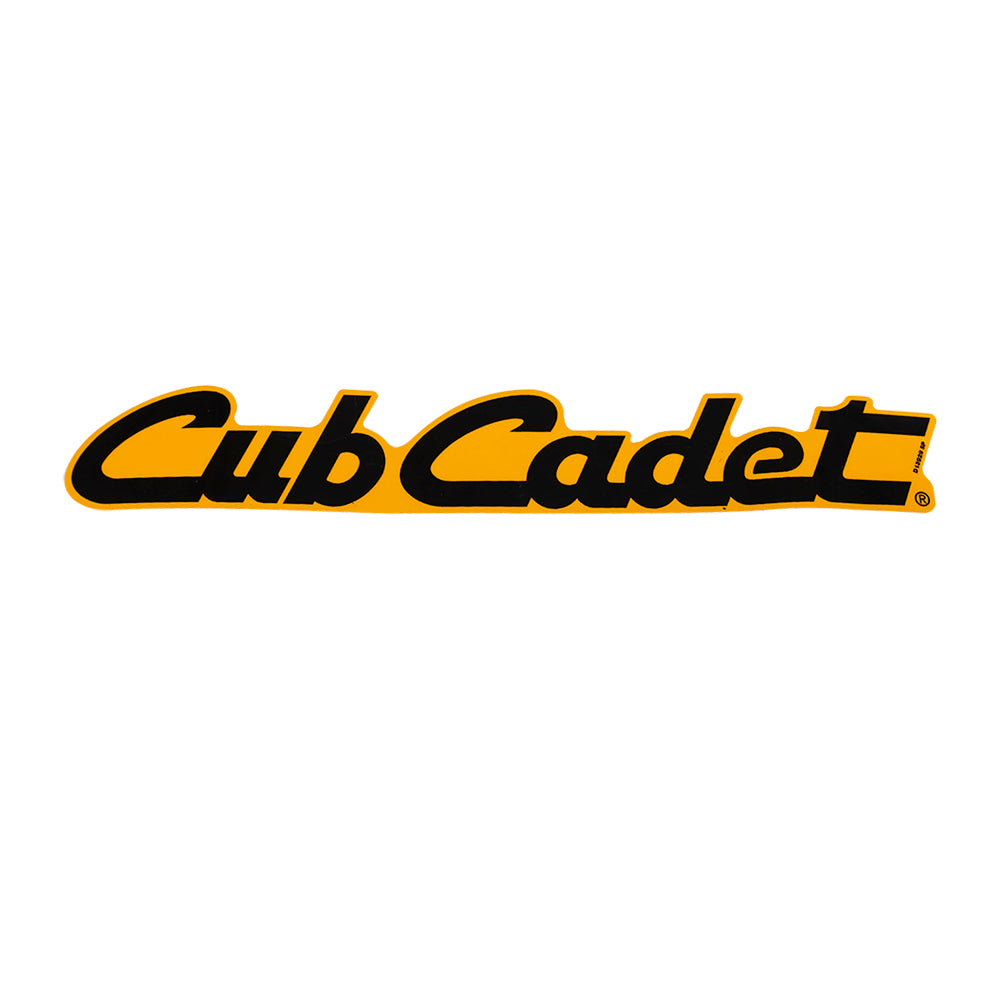 CUB CADET 777D13929 Cub Cadet Label Decal