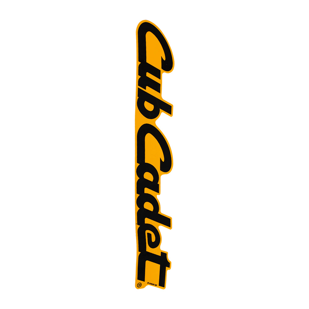 MTD 777D13929 Console Logo Label