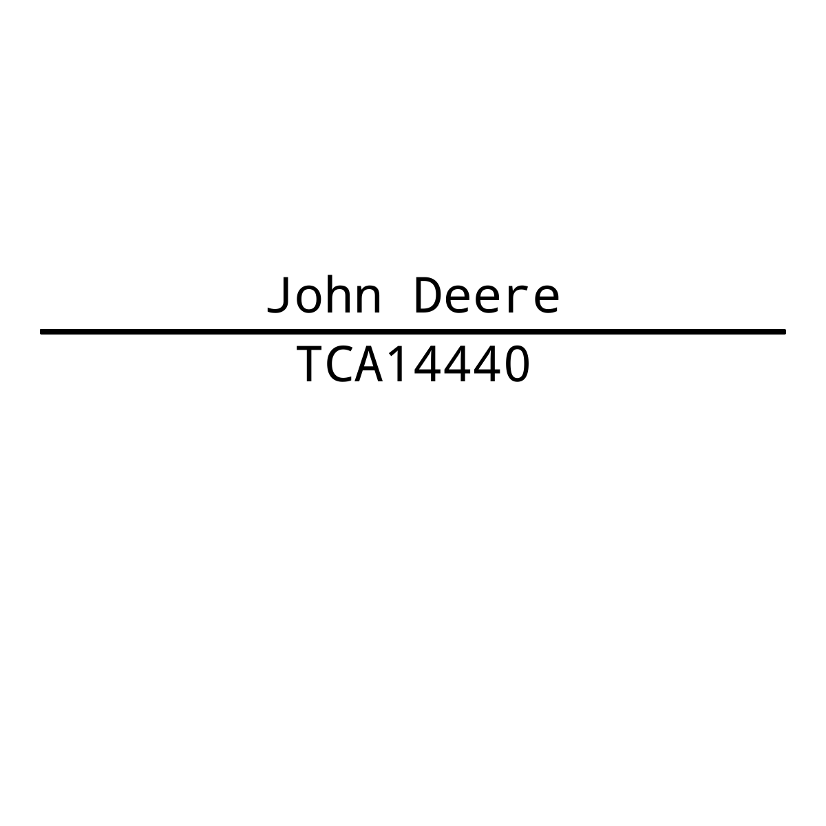 John Deere TCA14440 Hydraulic Cylinder
