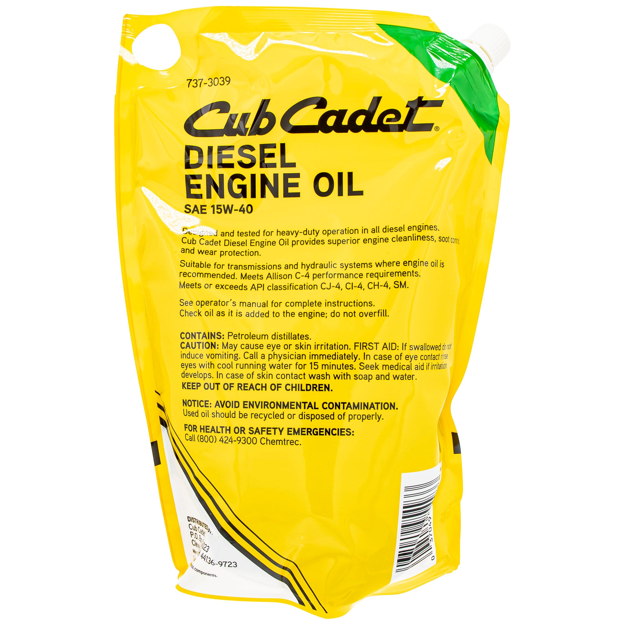 CUB CADET 737-3039 Diesel Engine Oil 1 Quart